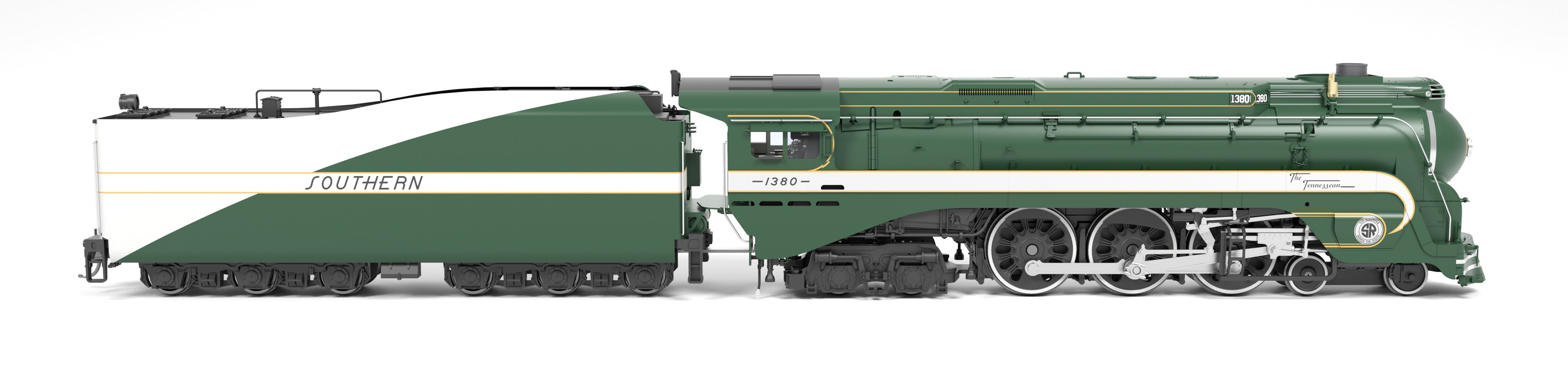 8978 Southern Railway #1380, "The Tennessean", Paragon4 Sound/DC/DCC, Smoke, HO (Trainworld Exclusive)