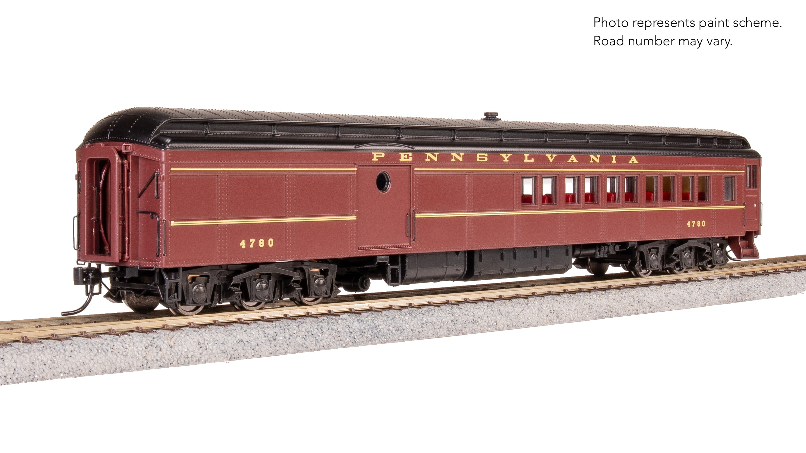 8982 PB70 Coach-Baggage Combine, PRR 4780, late-1940's Paint, HO Scale