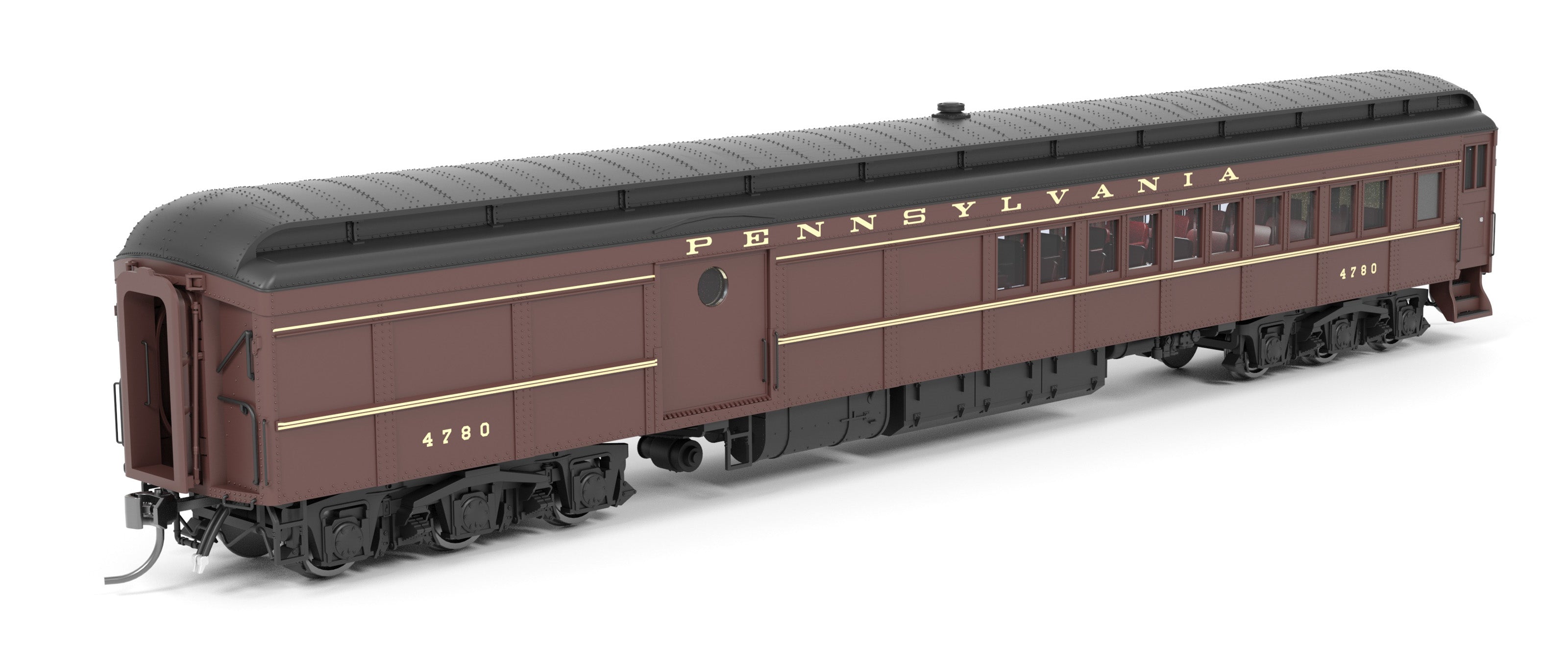 8983 PB70 Coach-Baggage Combine, PRR 5120, late-1940's Paint, HO Scale