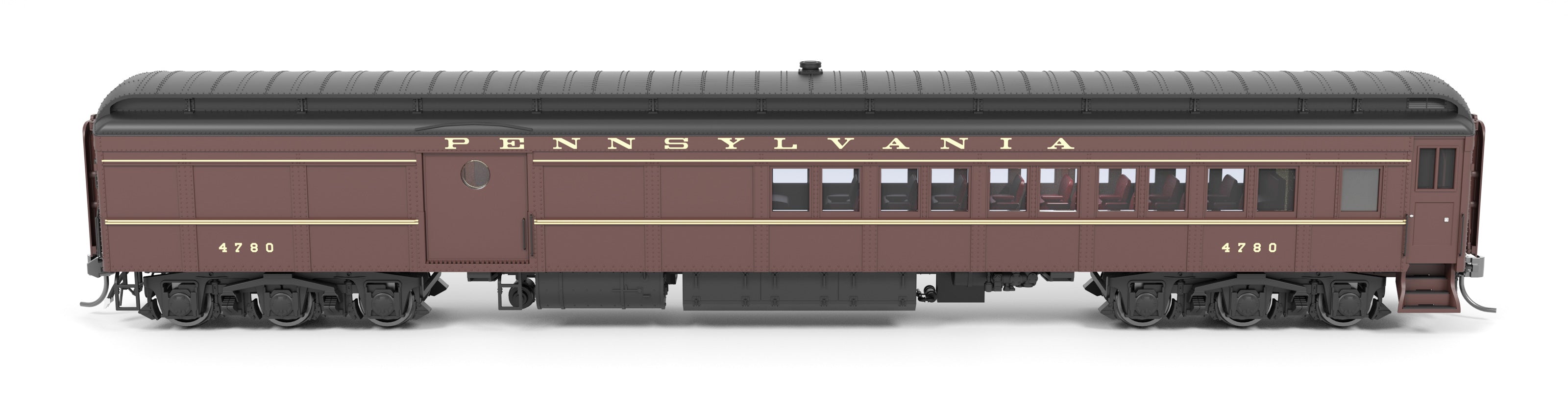 8983 PB70 Coach-Baggage Combine, PRR 5120, late-1940's Paint, HO Scale