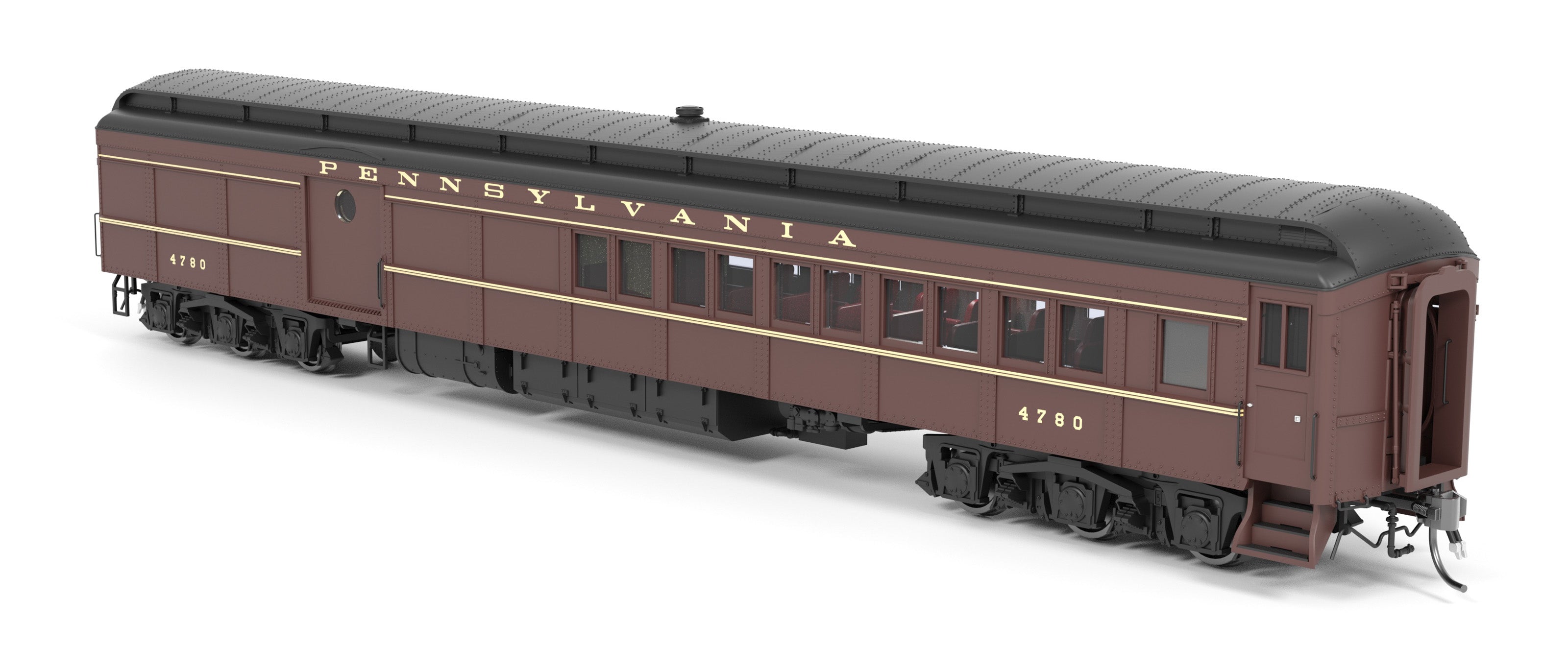 8983 PB70 Coach-Baggage Combine, PRR 5120, late-1940's Paint, HO Scale