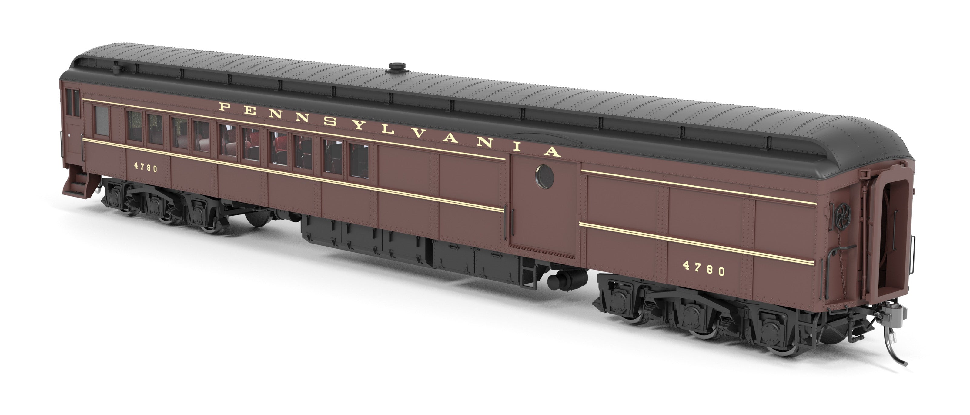 8983 PB70 Coach-Baggage Combine, PRR 5120, late-1940's Paint, HO Scale