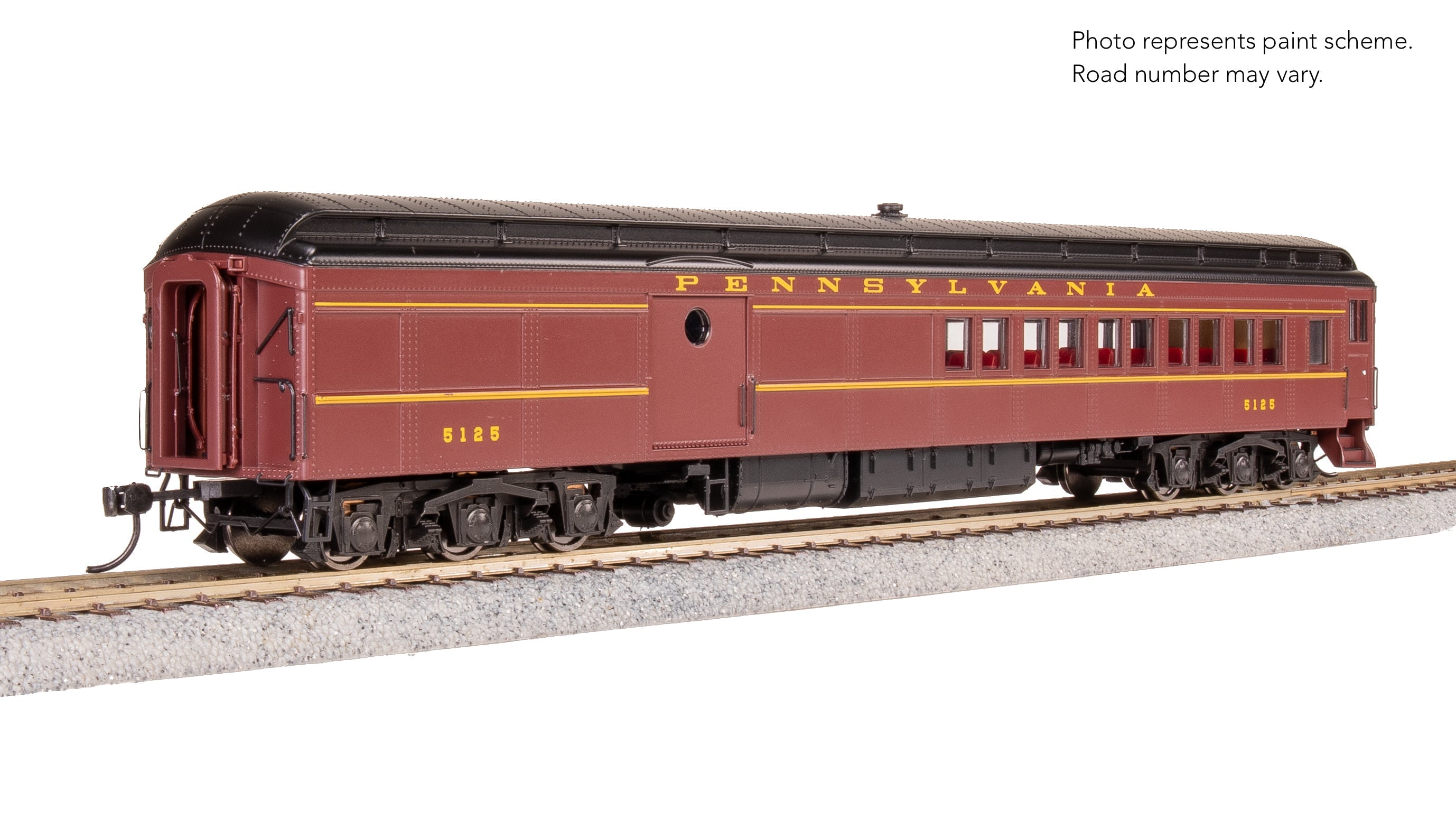 8985 PB70 Coach-Baggage Combine, PRR 5125, 1950's Paint, HO Scale