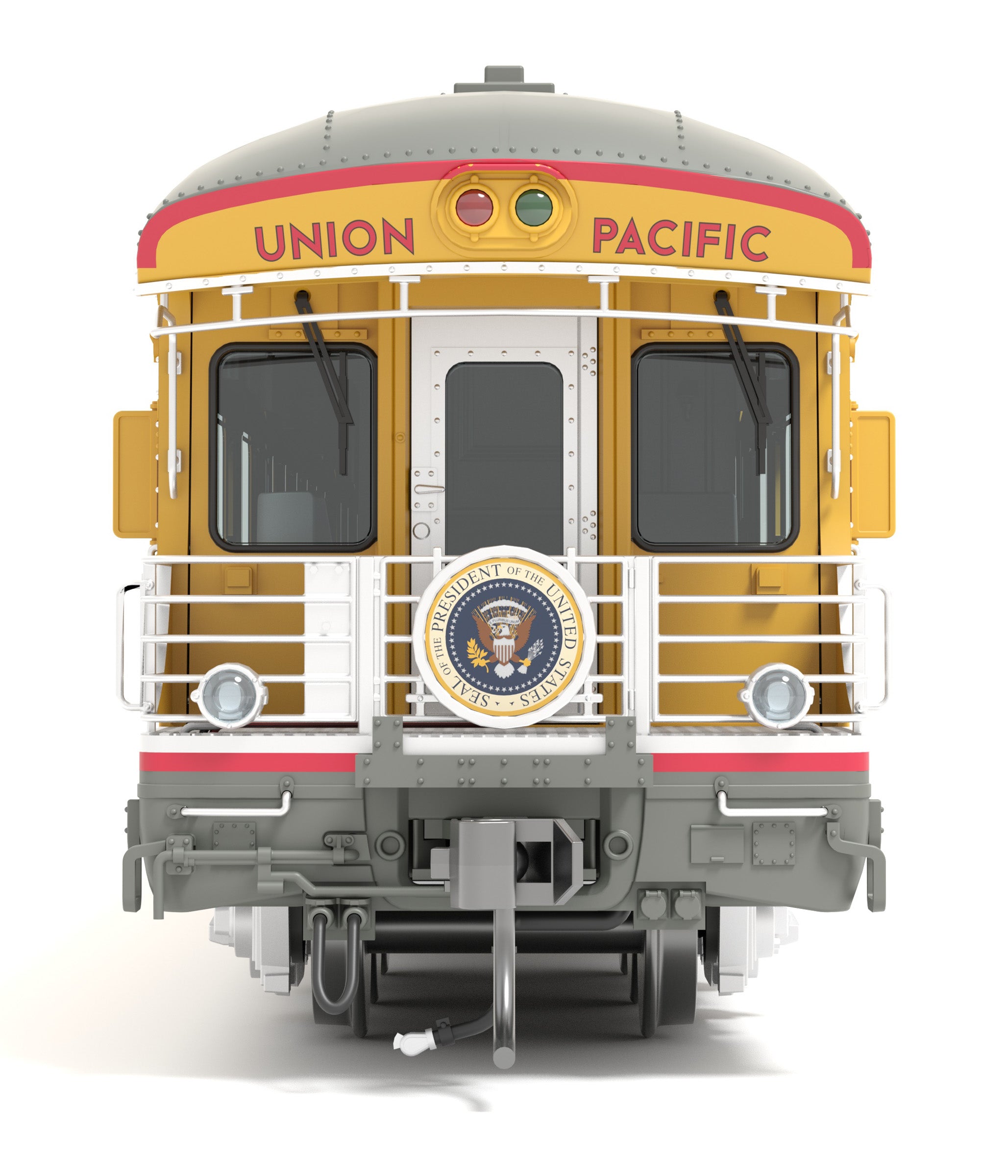 9014 Union Pacific Business Car, UP #119 "Kenefick", "George Bush Funeral Train" Drumhead, HO Scale