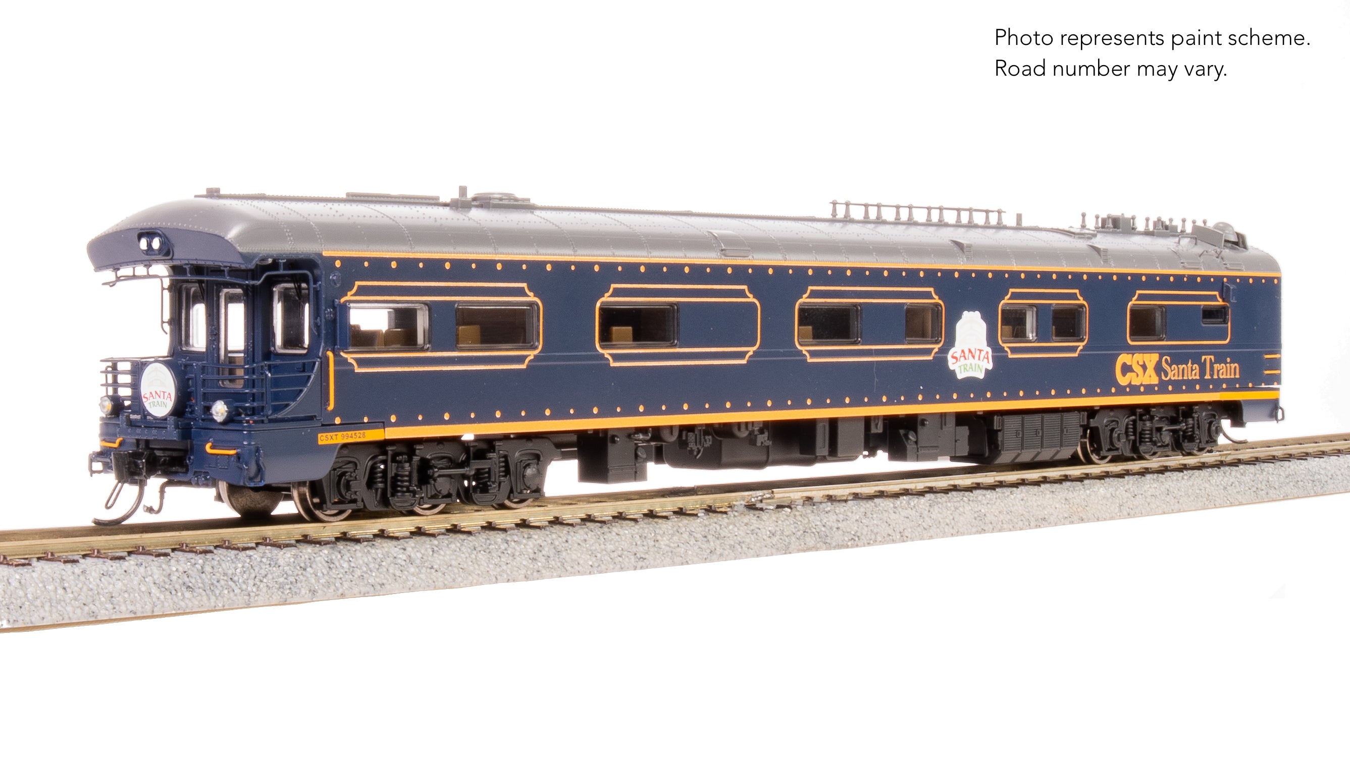 9018 CSX Business Car, #994528, CSX Santa Train, HO (Trainworld Exclusive)