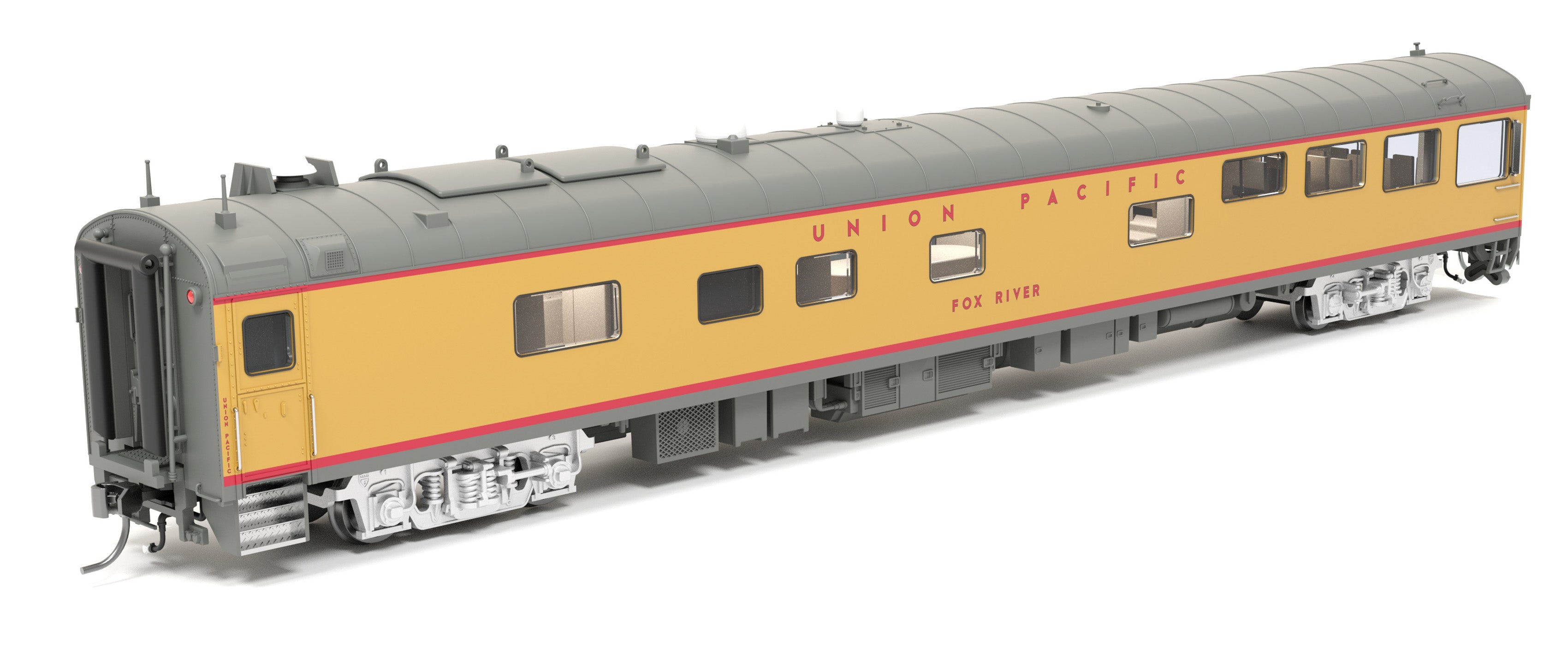 9105 Union Pacific Track Inspection Car, "Fox River", 1995 - 2006 Appearance, HO