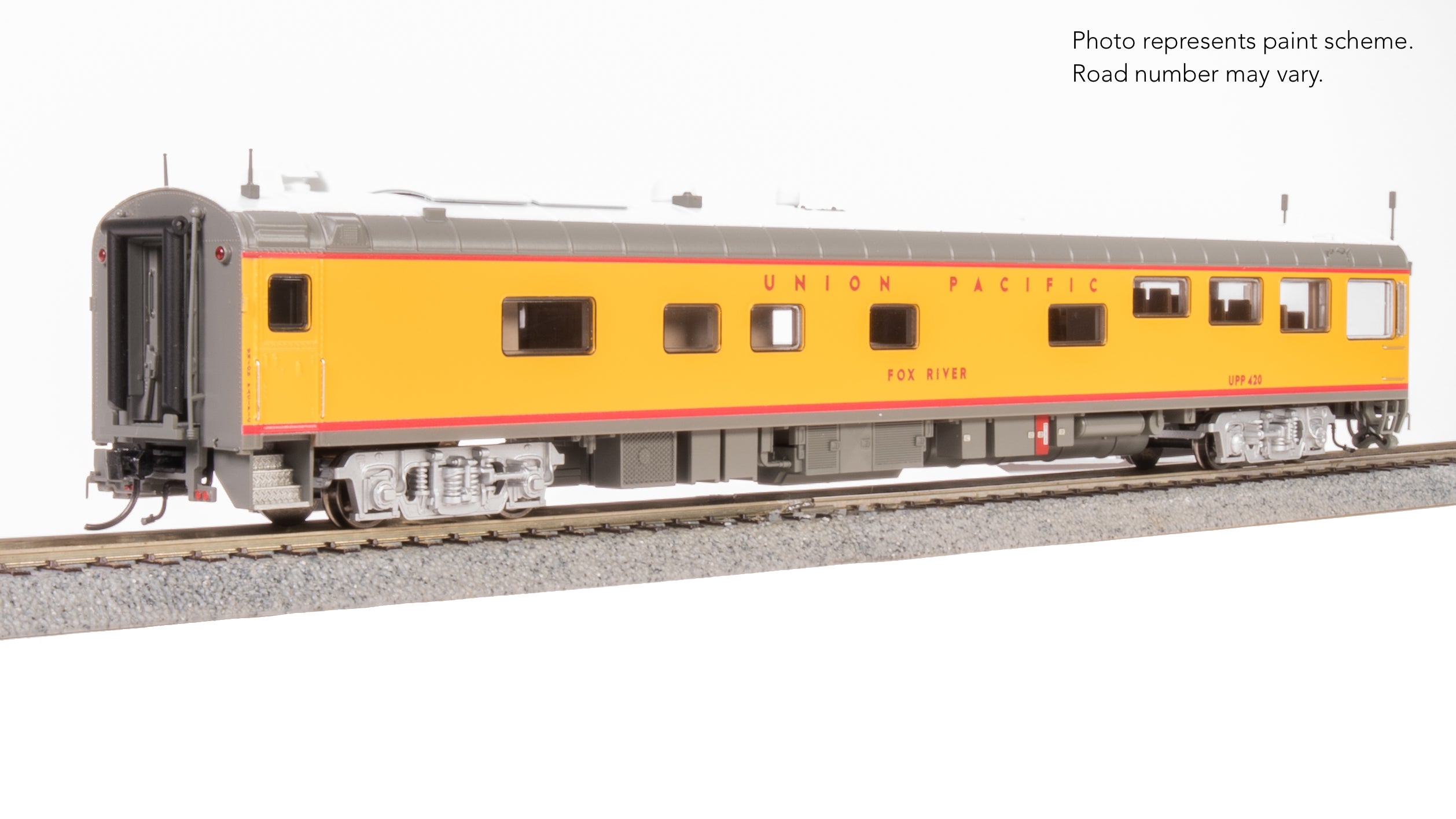 9106 Union Pacific Track Inspection Car, "Fox River", 2006 - Present Appearance, HO