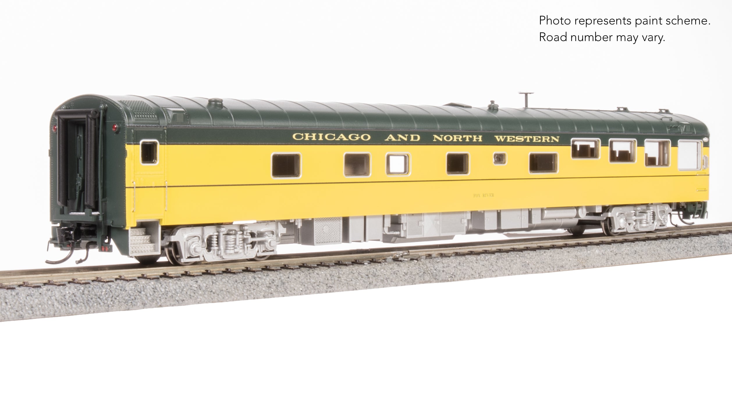 9107 Chicago & North Western Track Inspection Car, "Fox River", HO