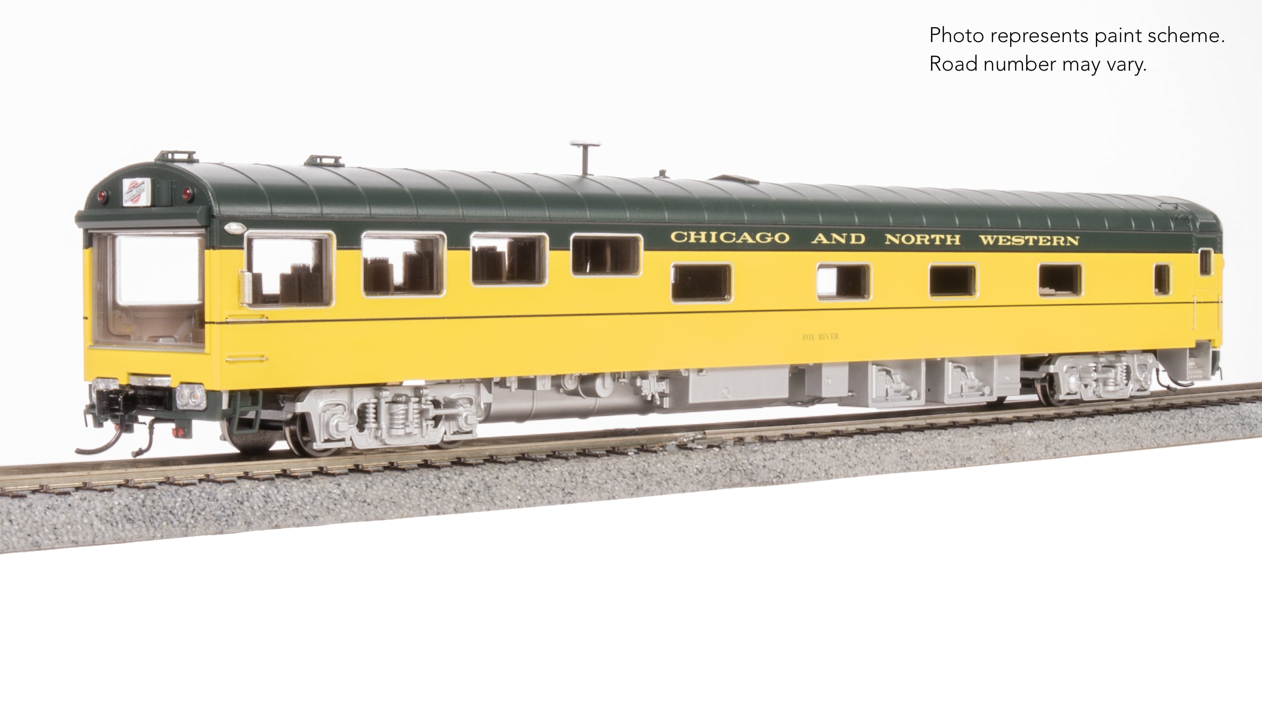 9107 Chicago & North Western Track Inspection Car, "Fox River", HO
