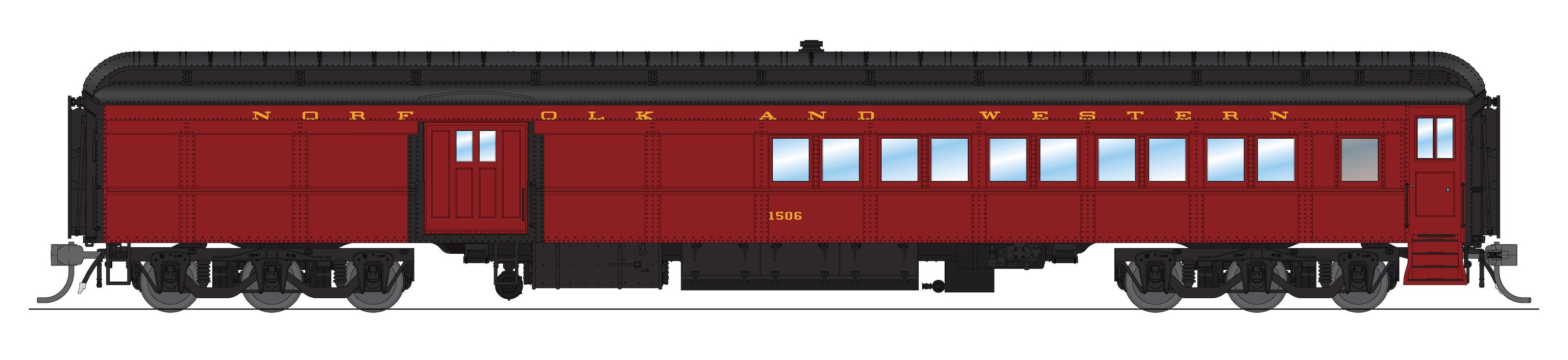 HO SCALE N&W online COACH -