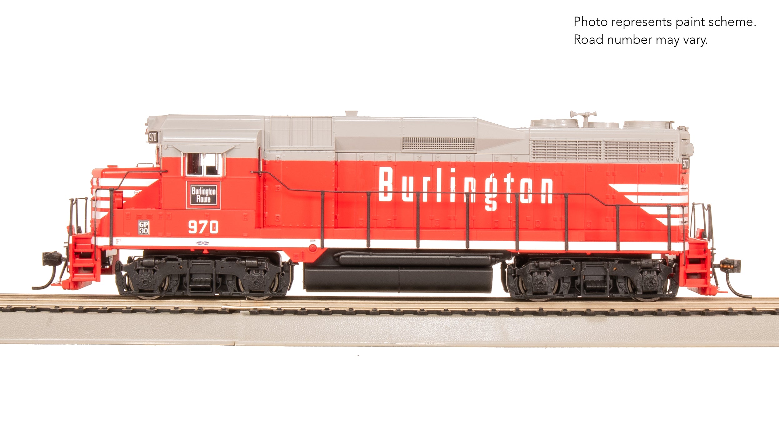 9132 EMD GP30, CBQ 970, Chinese Red, Paragon4 Sound/DC/DCC, HO