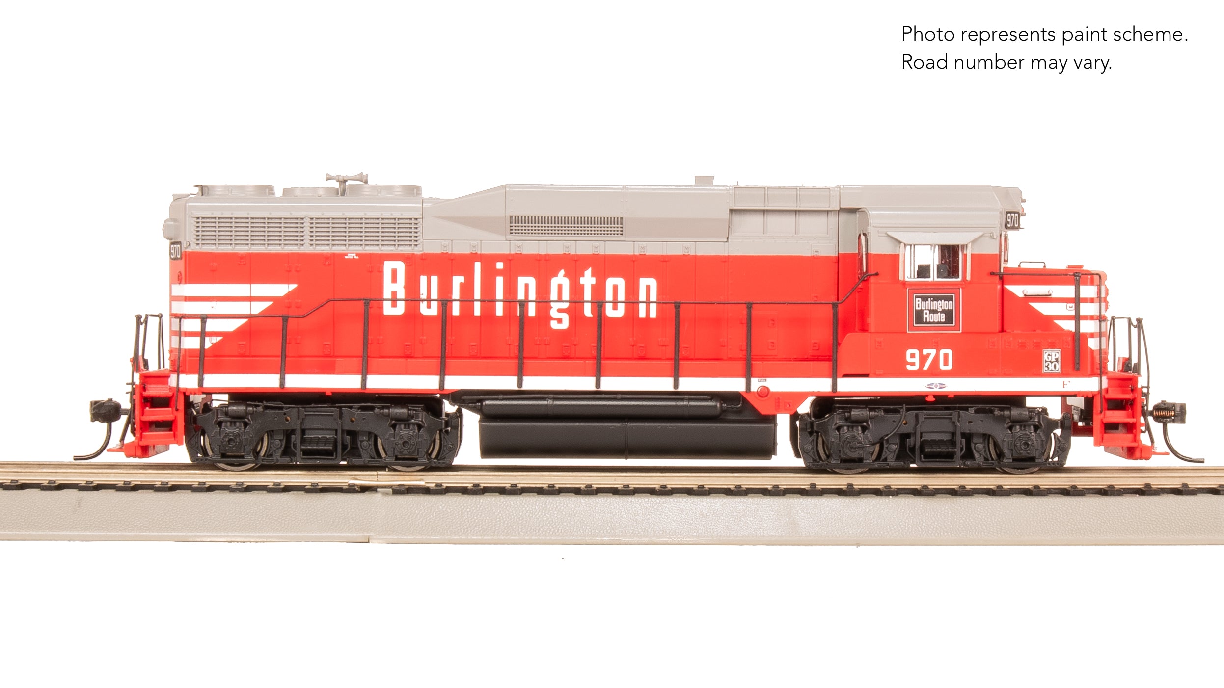 9132 EMD GP30, CBQ 970, Chinese Red, Paragon4 Sound/DC/DCC, HO