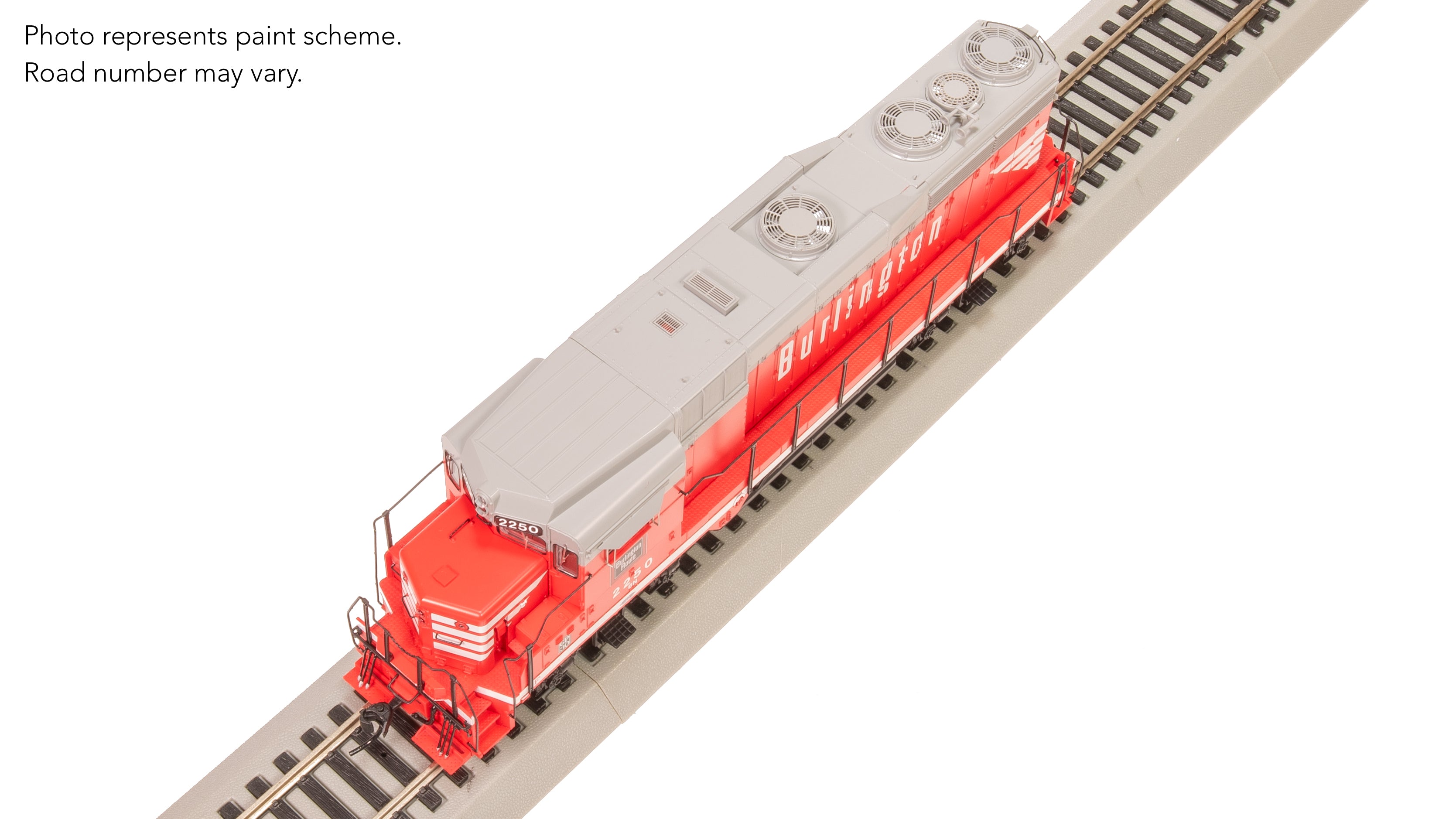 9134 EMD GP30, BN 2250, CBQ Chinese Red w/ BN patch, Paragon4 Sound/DC/DCC, HO