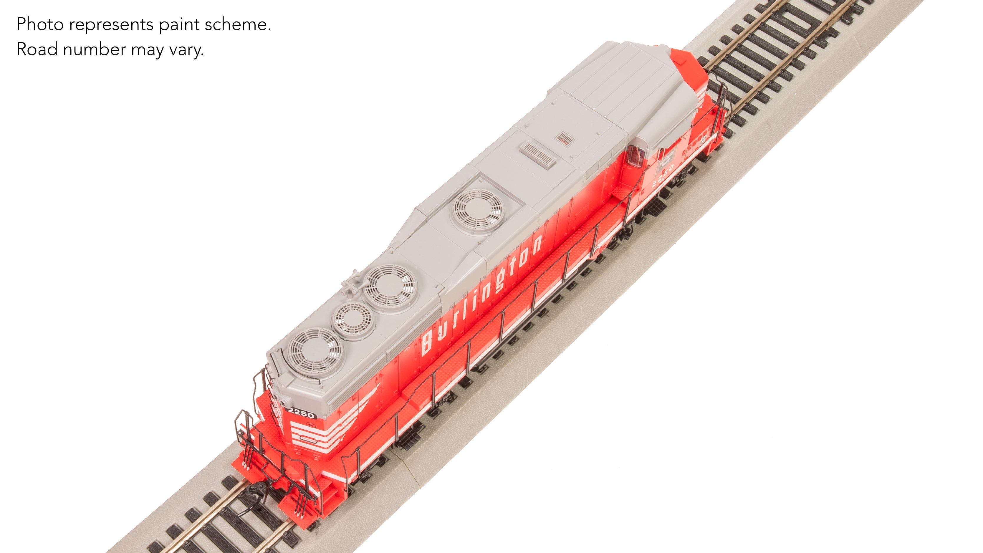 9134 EMD GP30, BN 2250, CBQ Chinese Red w/ BN patch, Paragon4 Sound/DC/DCC, HO