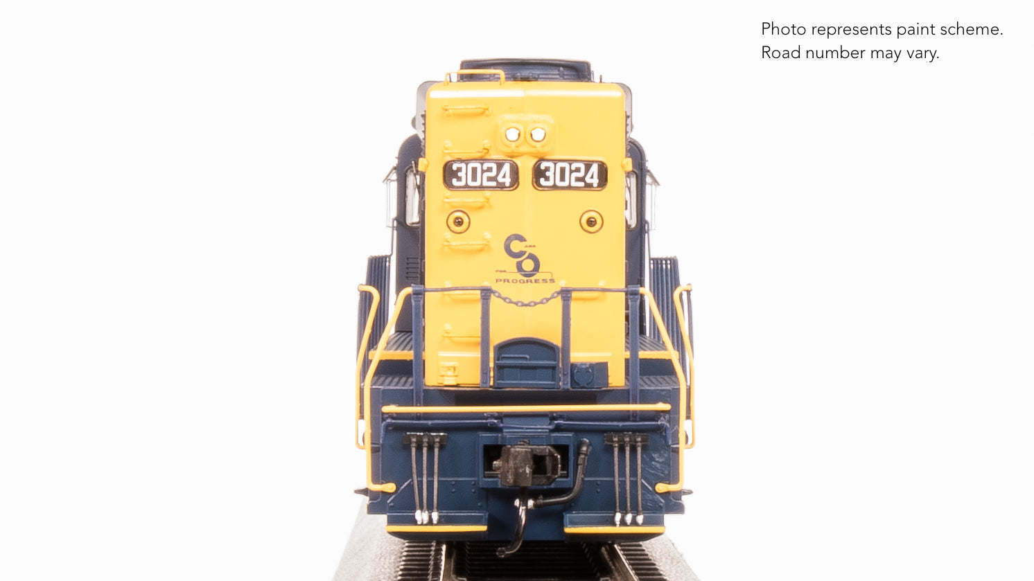 9136 EMD GP30, C&O 3034, As-Delivered, Paragon4 Sound/DC/DCC, HO