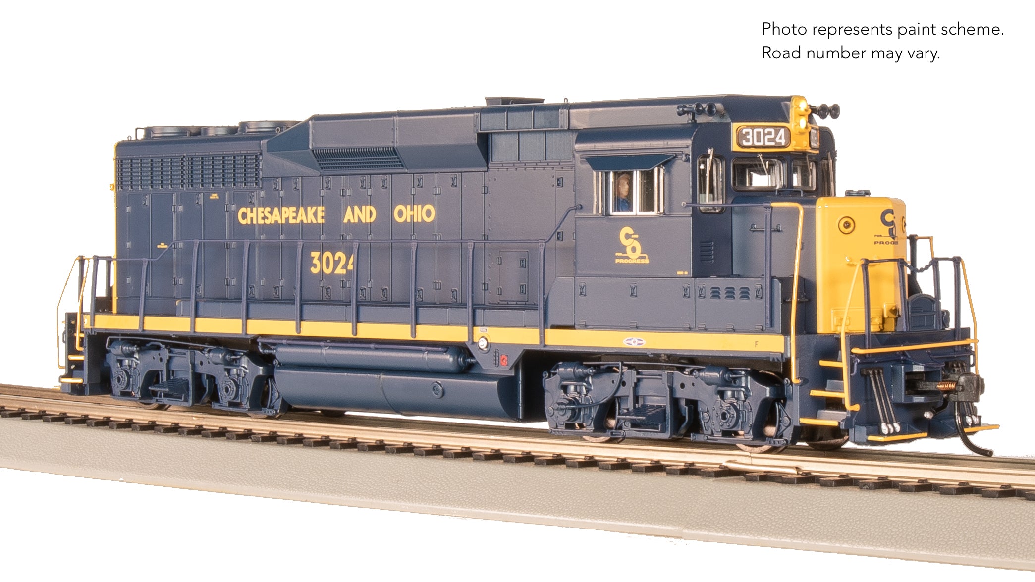 9136 EMD GP30, C&O 3034, As-Delivered, Paragon4 Sound/DC/DCC, HO