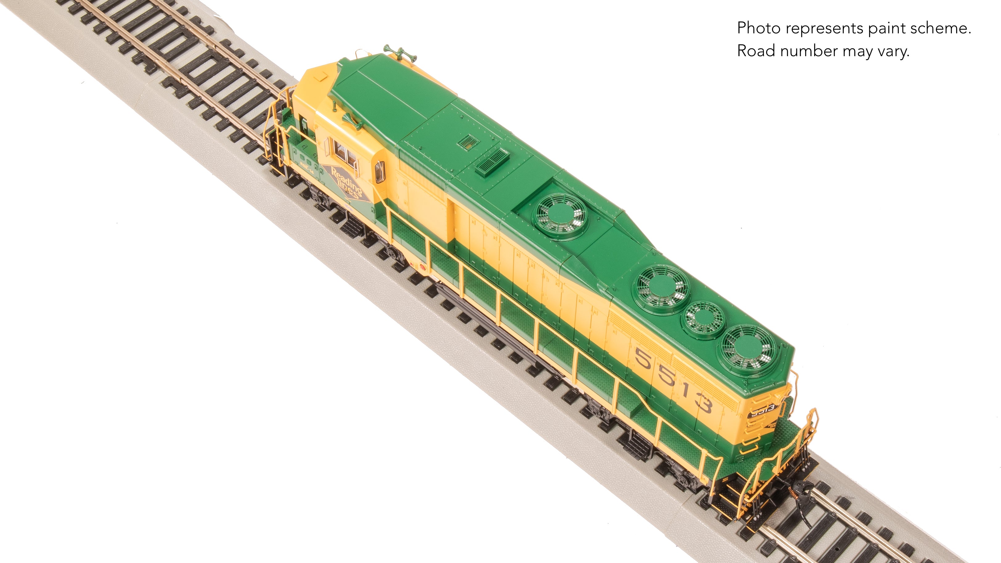 9140 EMD GP30, RDG 5520, Green & Yellow, Paragon4 Sound/DC/DCC, HO