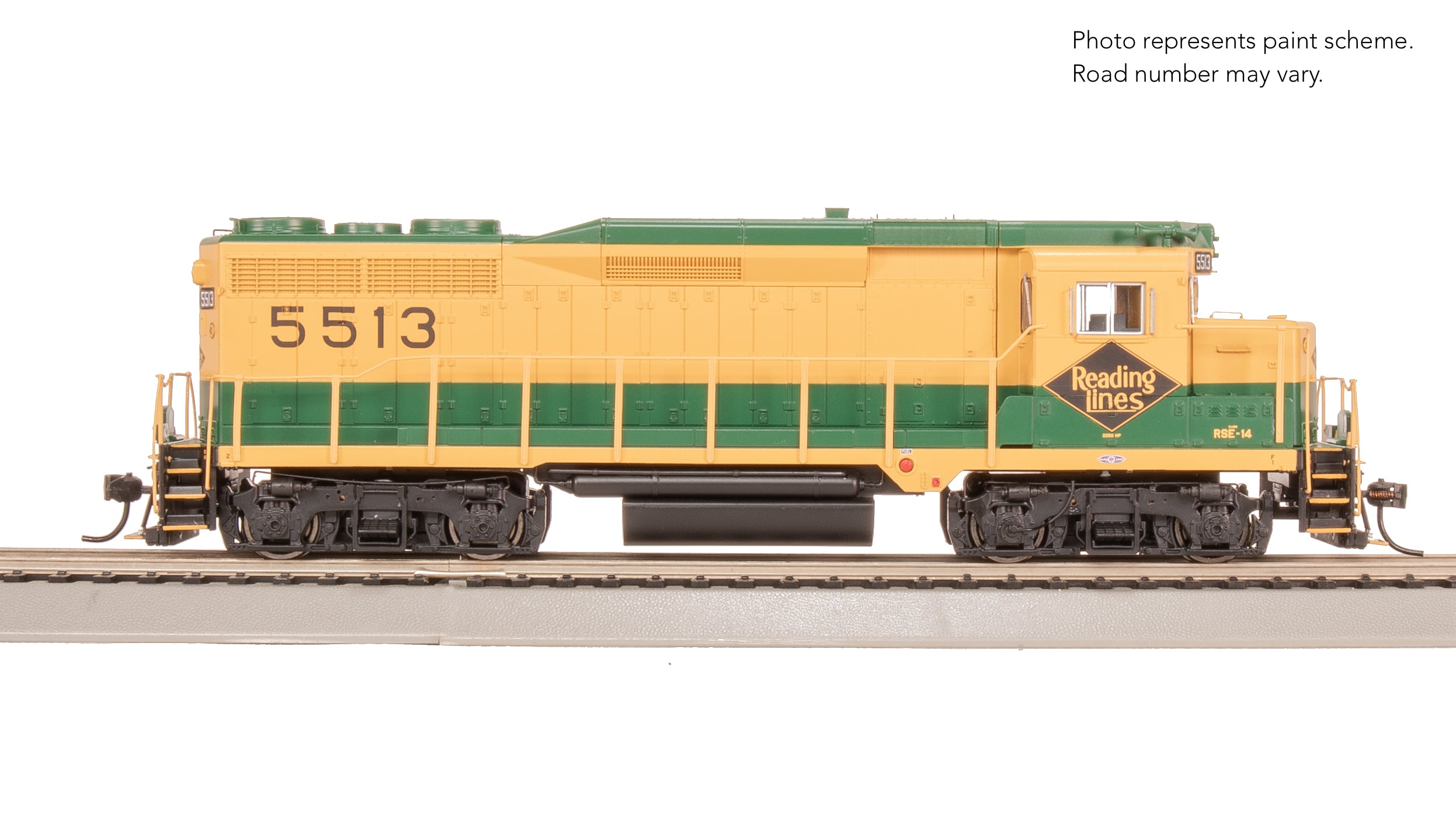 9140 EMD GP30, RDG 5520, Green & Yellow, Paragon4 Sound/DC/DCC, HO