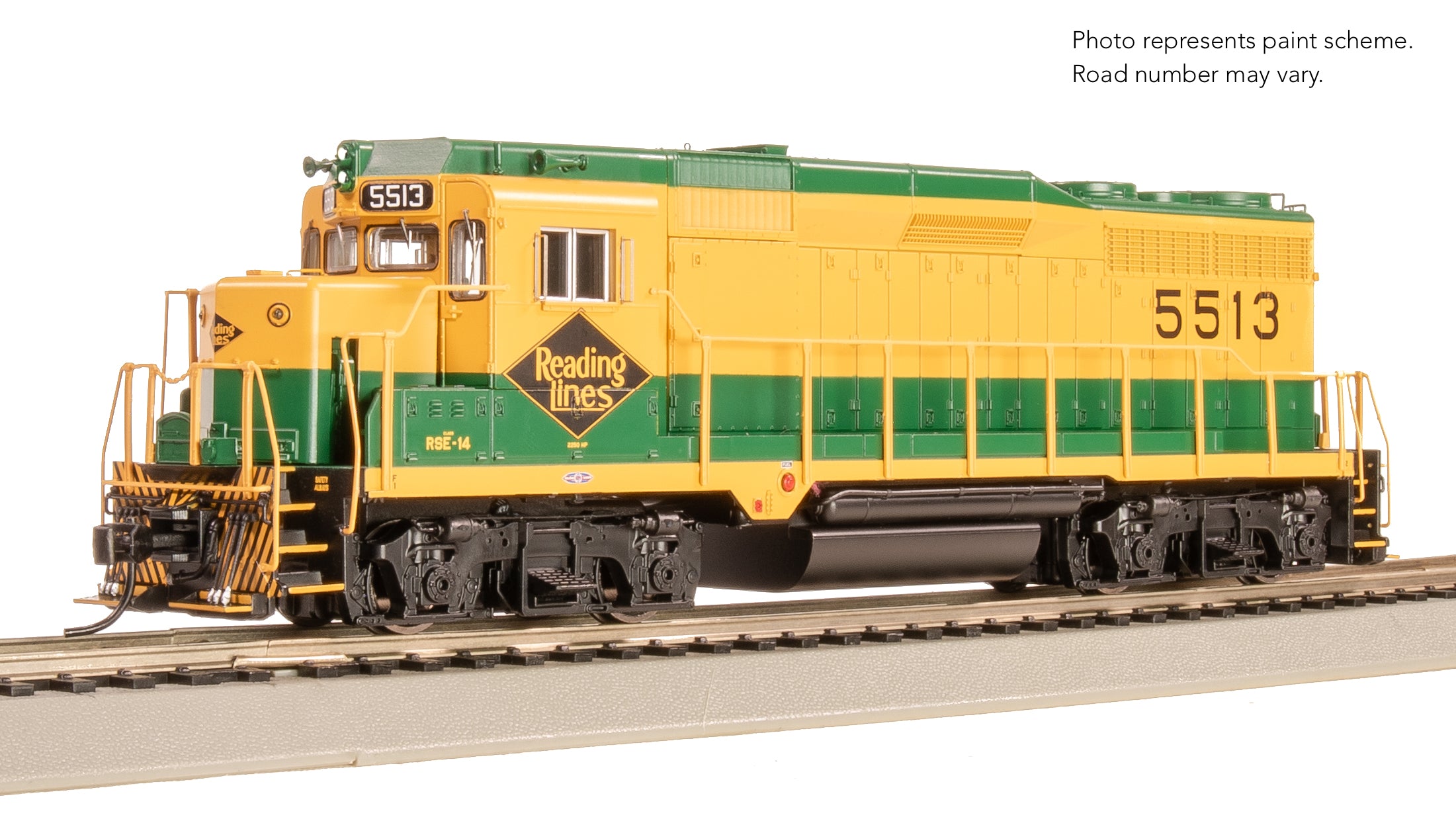 9140 EMD GP30, RDG 5520, Green & Yellow, Paragon4 Sound/DC/DCC, HO