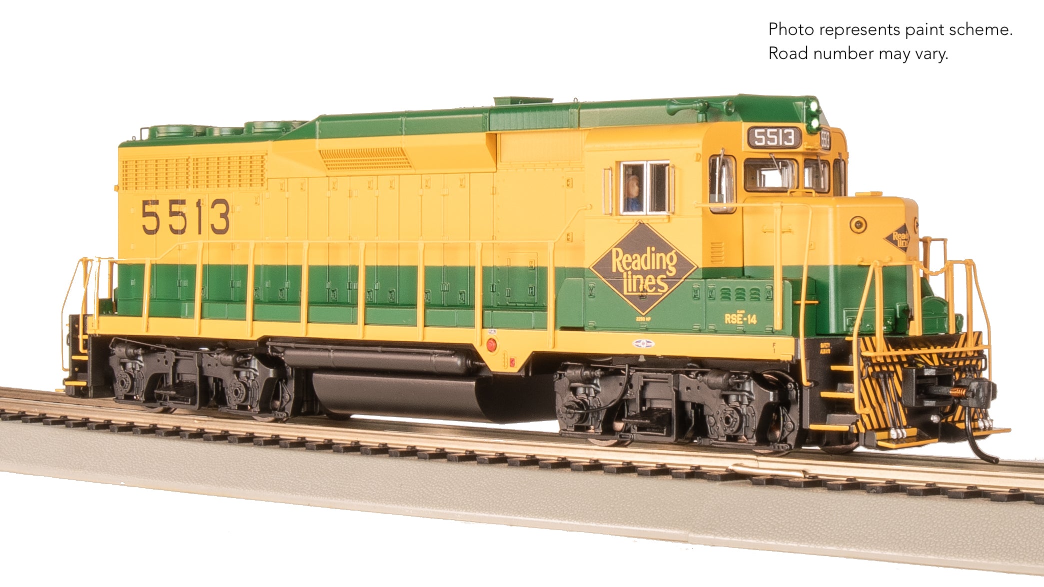 9140 EMD GP30, RDG 5520, Green & Yellow, Paragon4 Sound/DC/DCC, HO