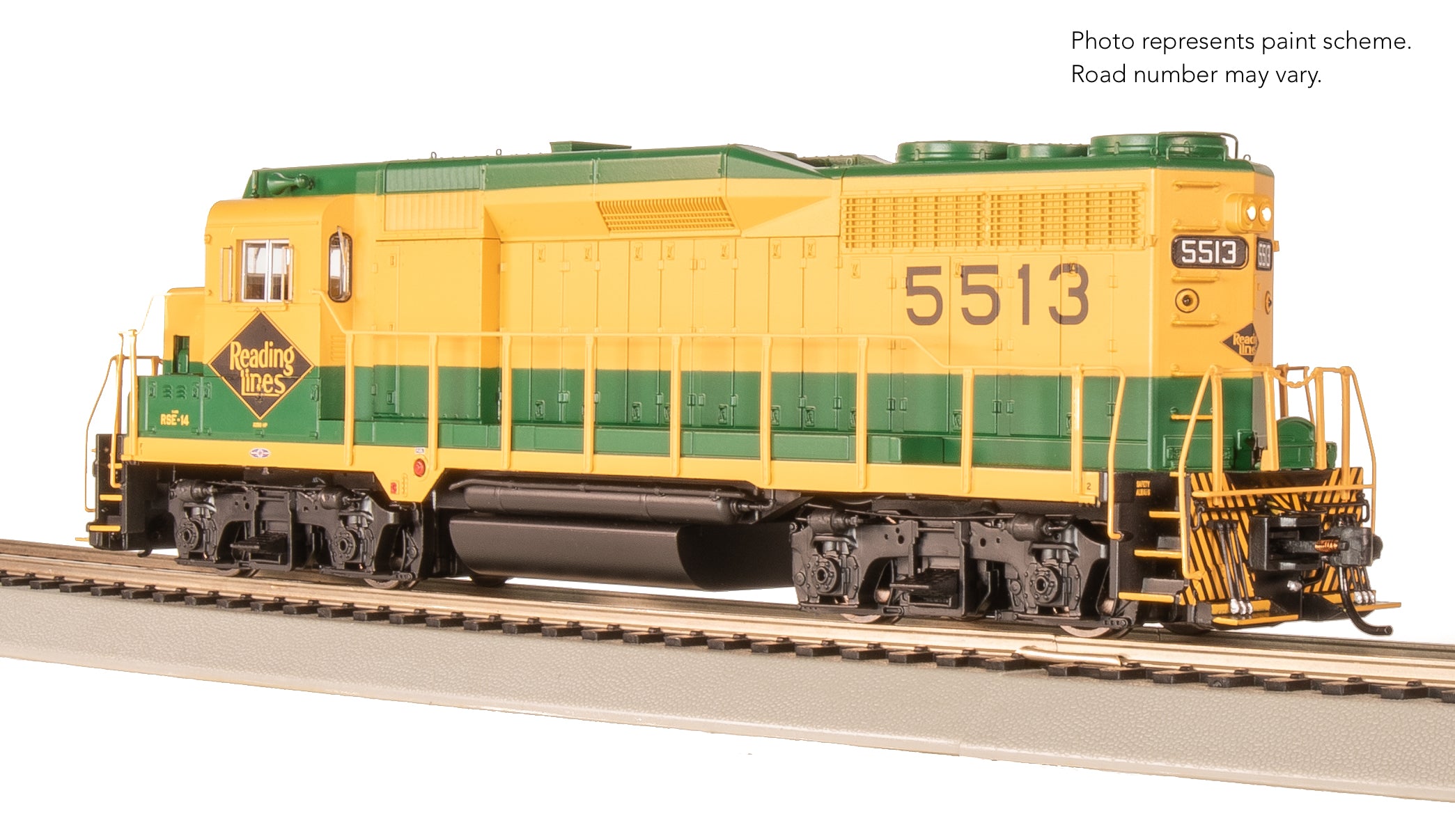 9140 EMD GP30, RDG 5520, Green & Yellow, Paragon4 Sound/DC/DCC, HO