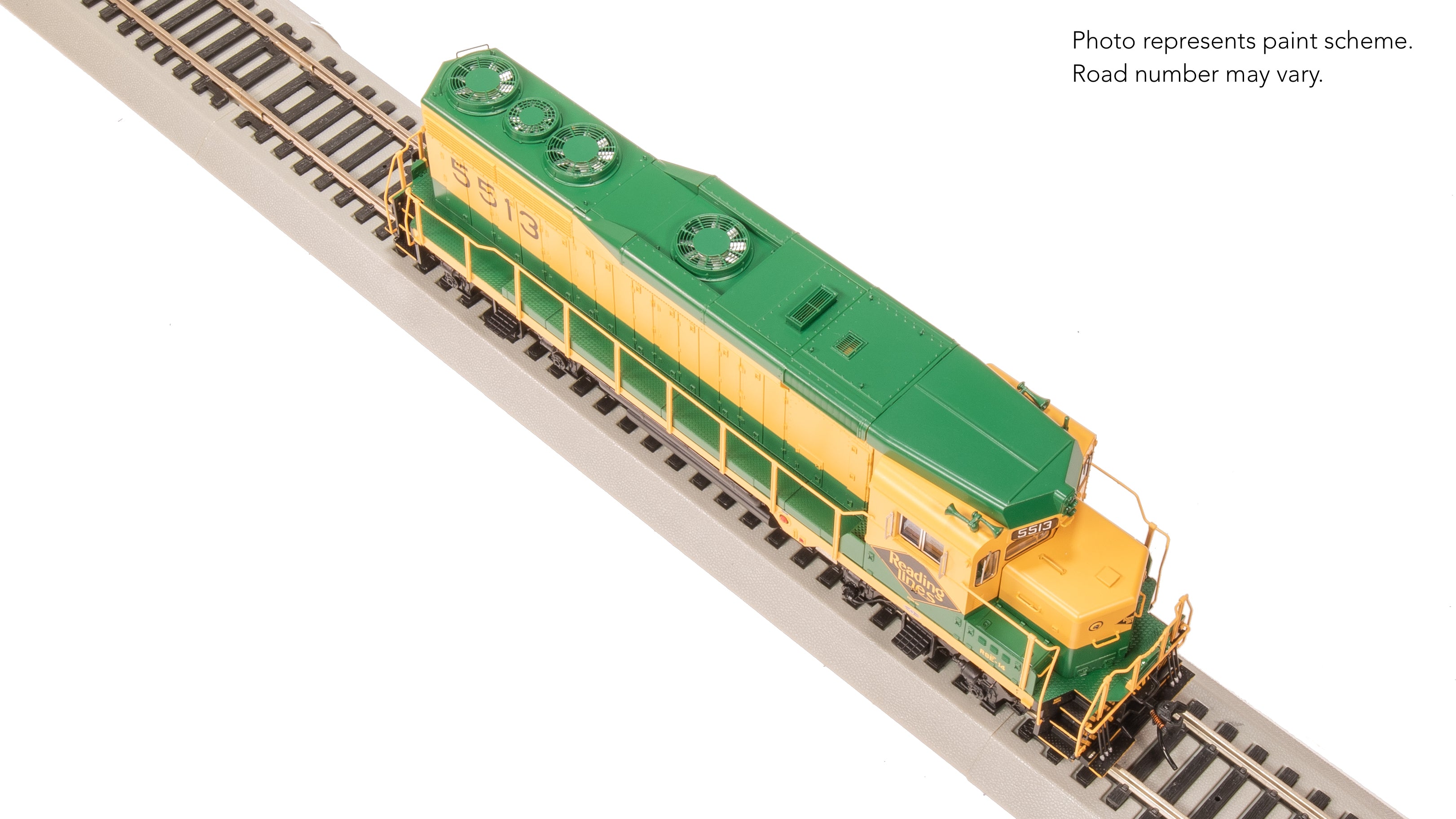 9140 EMD GP30, RDG 5520, Green & Yellow, Paragon4 Sound/DC/DCC, HO