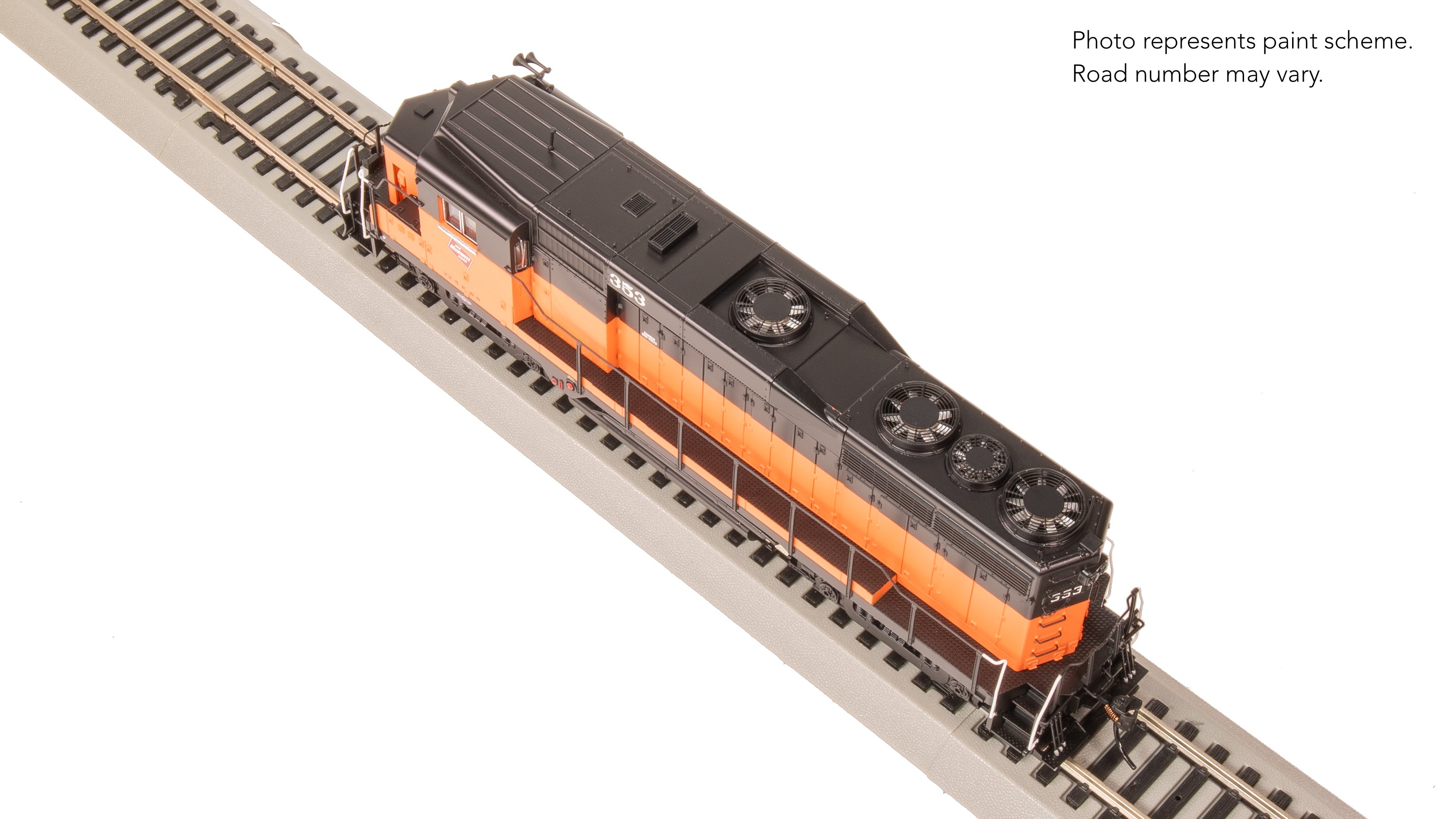 9154 EMD GP30, MILW 354, Orange & Black, No-Sound/DCC-Ready, HO