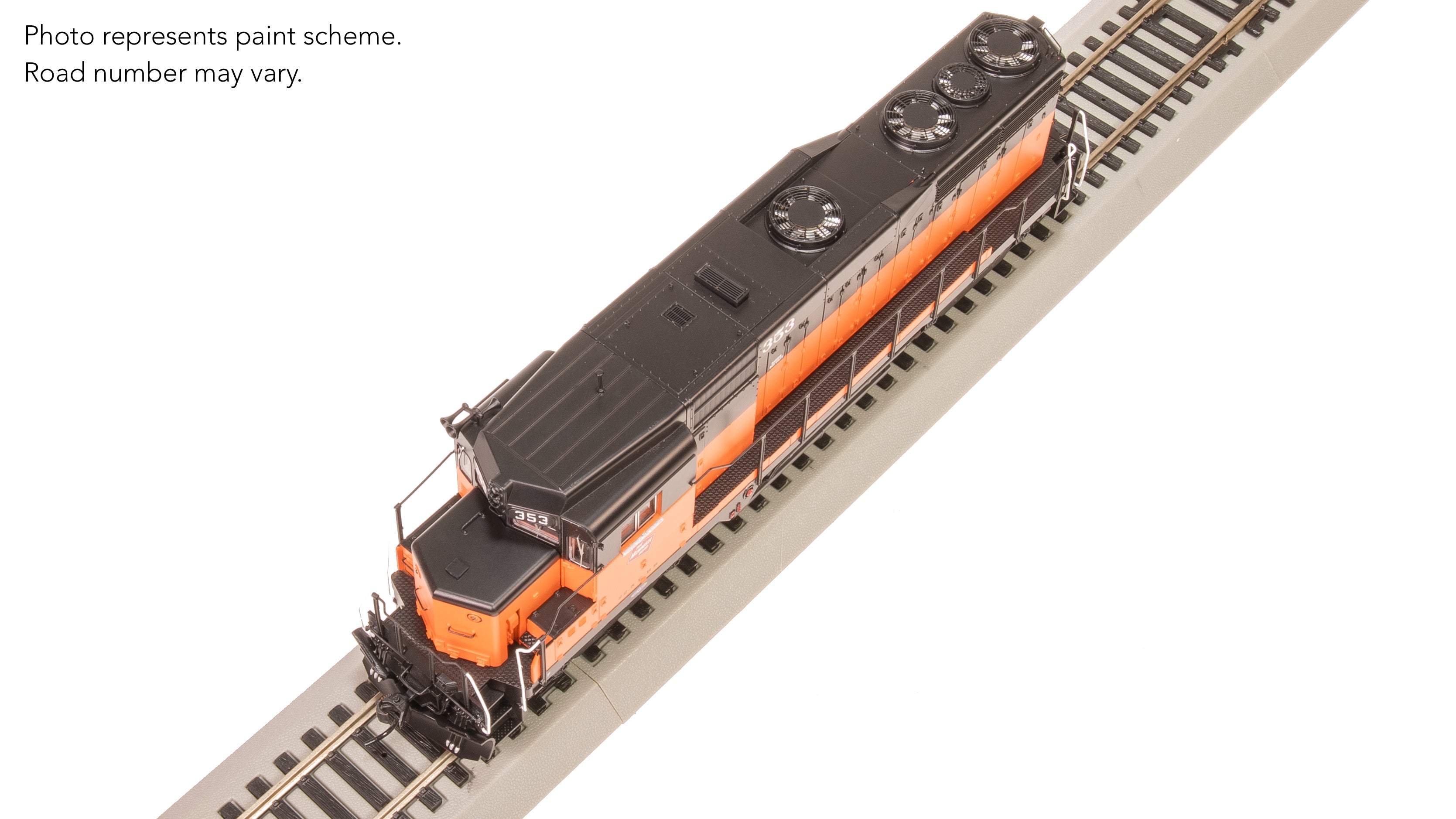 9154 EMD GP30, MILW 354, Orange & Black, No-Sound/DCC-Ready, HO