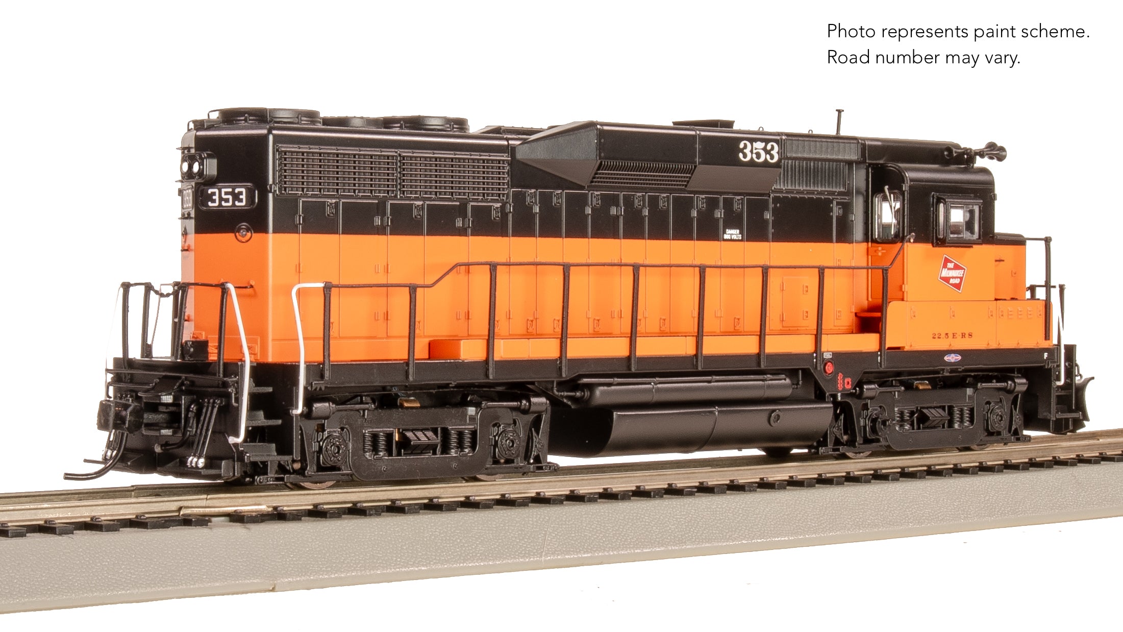 9154 EMD GP30, MILW 354, Orange & Black, No-Sound/DCC-Ready, HO