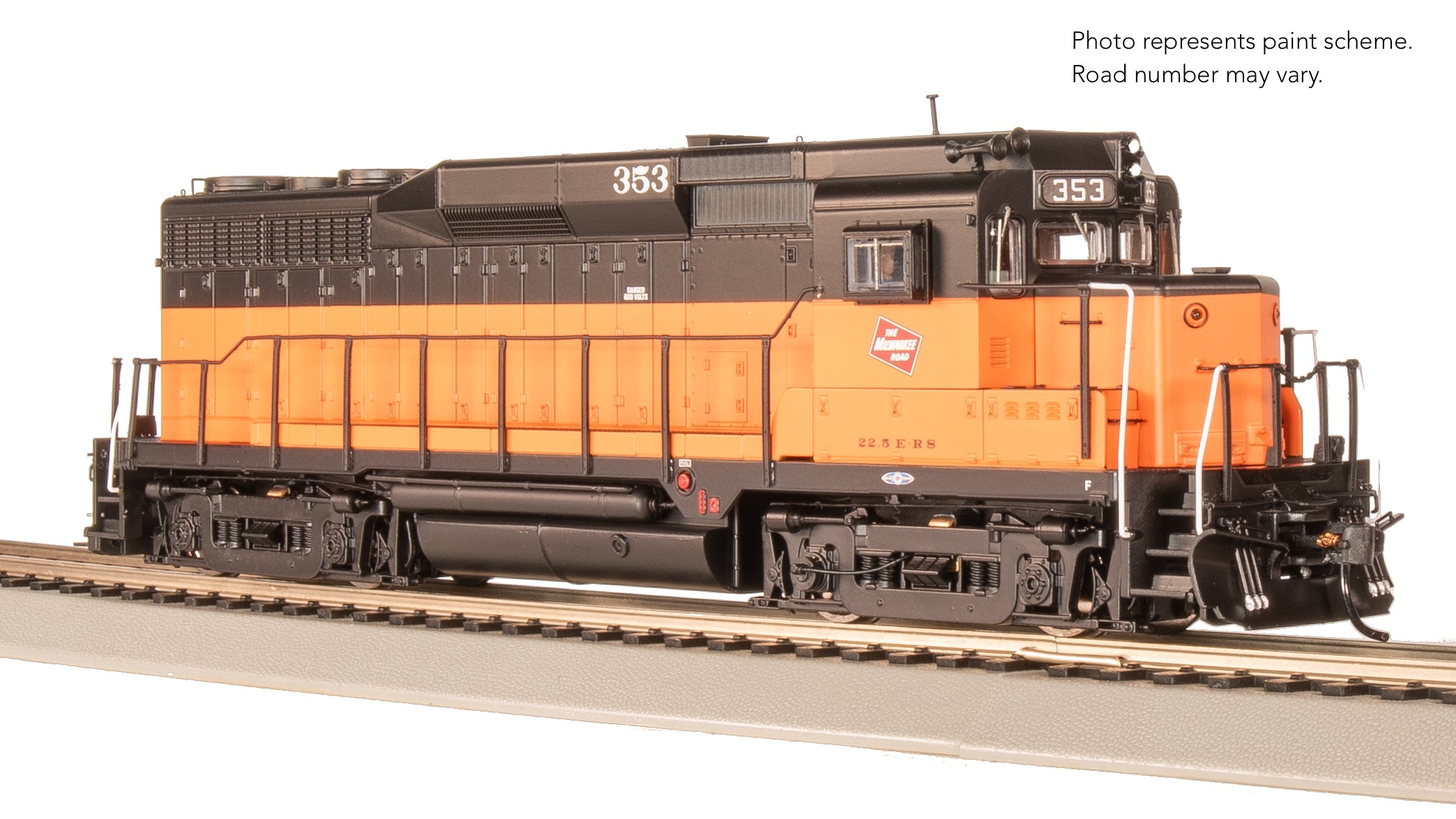 9154 EMD GP30, MILW 354, Orange & Black, No-Sound/DCC-Ready, HO