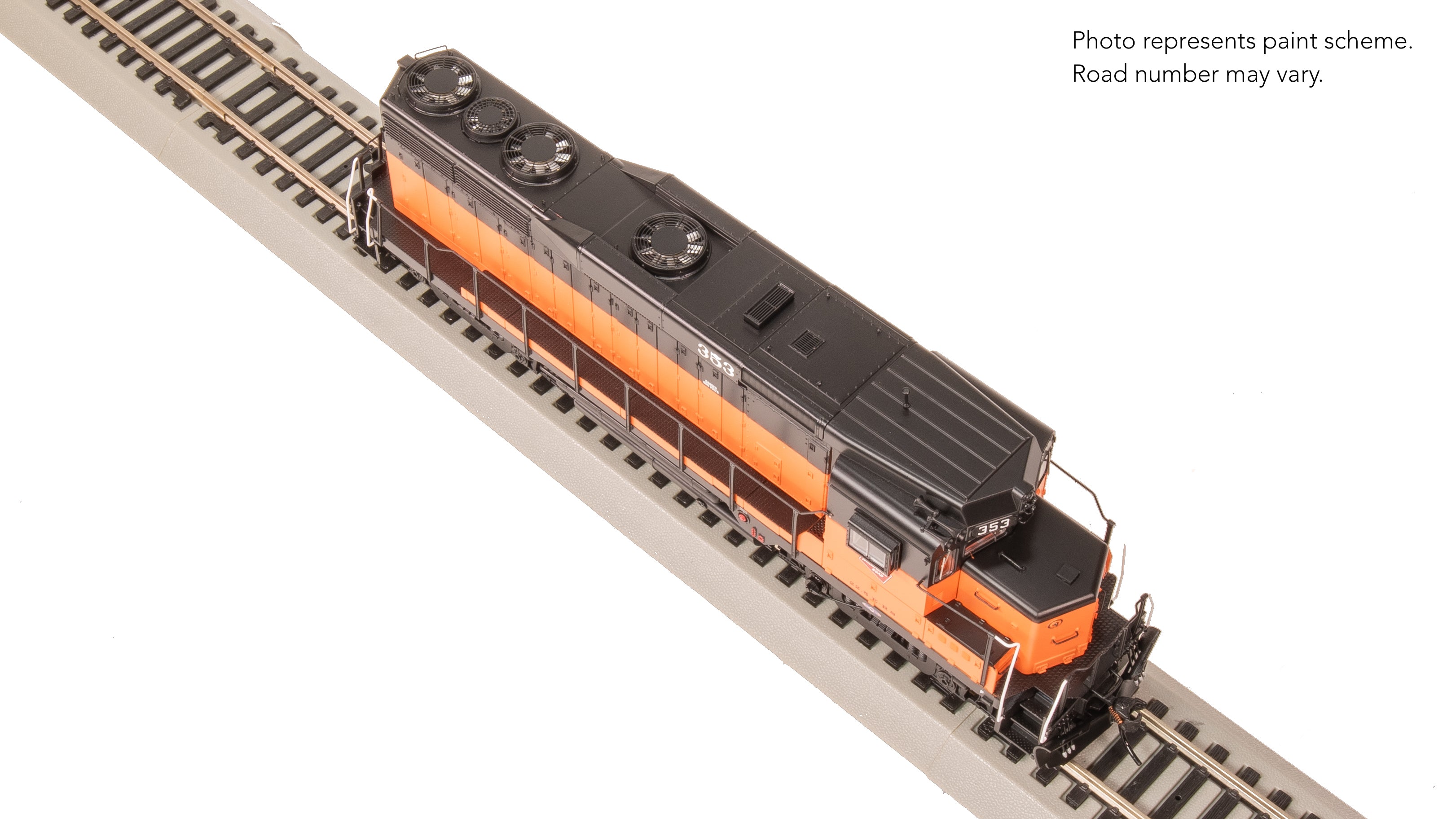 9154 EMD GP30, MILW 354, Orange & Black, No-Sound/DCC-Ready, HO