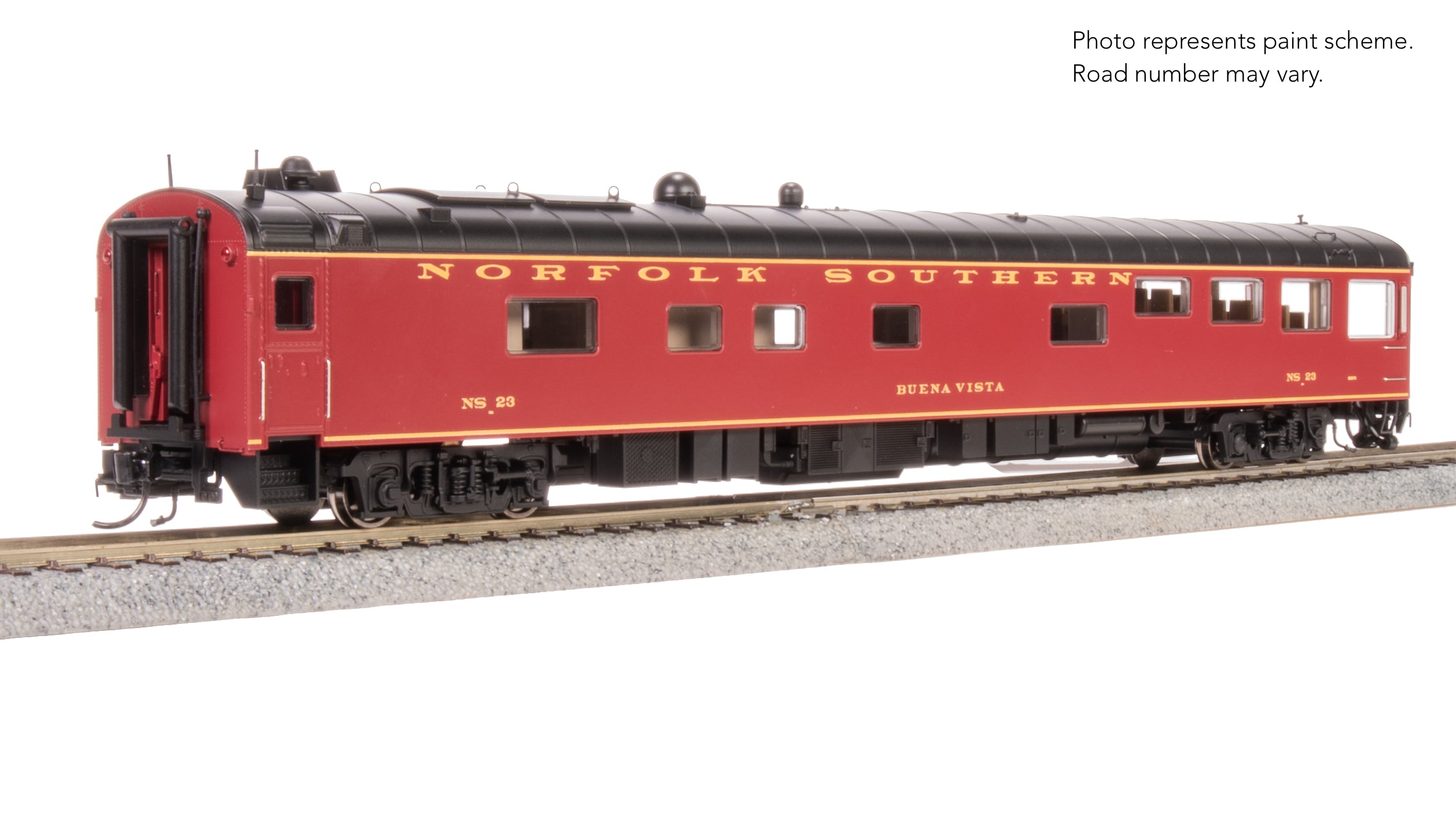 9162 NS Track Inspection Car, NS 23, "Buena Vista", Tuscan Scheme, HO