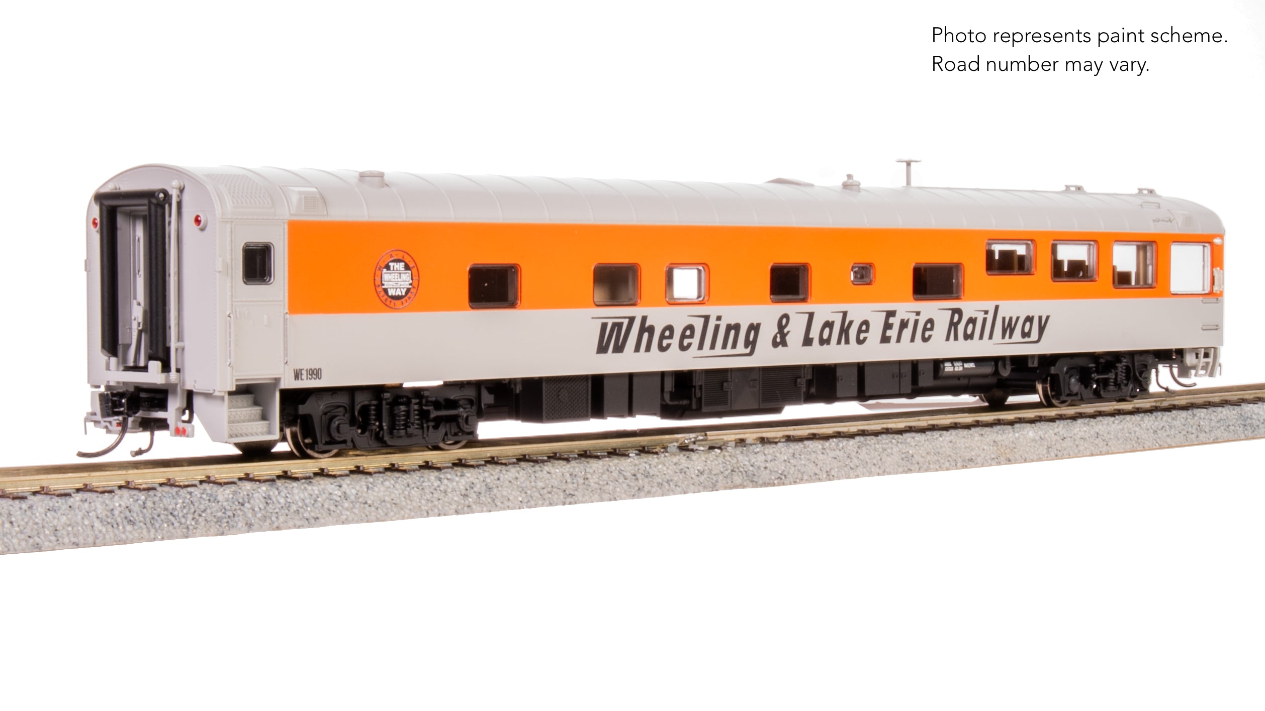 9167 Wheeling & Lake Erie Track Inspection Car, WE 1990, HO (Available from Hobbytyme Distributors)