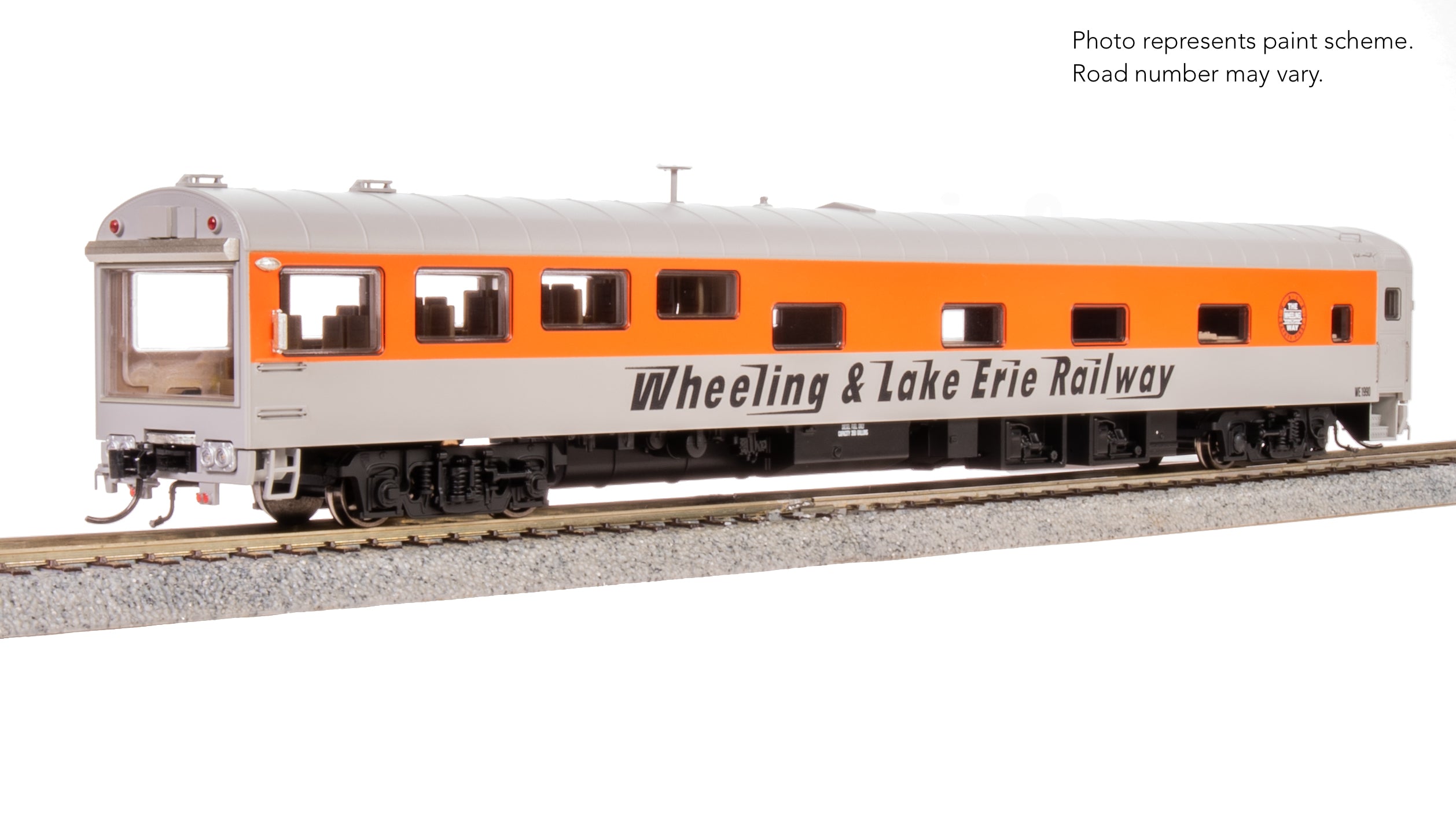 9167 Wheeling & Lake Erie Track Inspection Car, WE 1990, HO (Available from Hobbytyme Distributors)