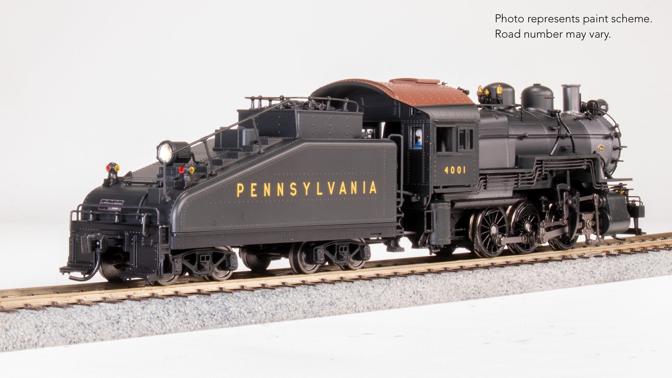 9175 PRR B6sb 0-6-0, #1678, Futura Lettering, 60S66A Tender, Paragon4 Sound/DC/DCC, Smoke HO