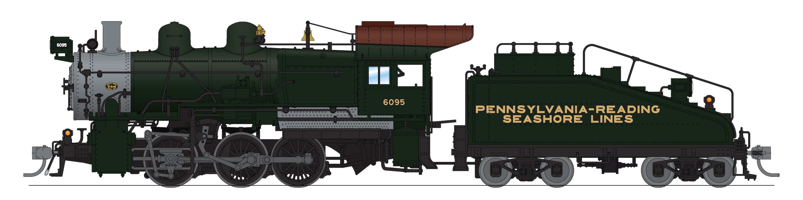 9179 PRSL B6sb 0-6-0, #6095, Futura Lettering, Paragon4 Sound/DC/DCC, Smoke HO (Hobbytyme Exclusive)