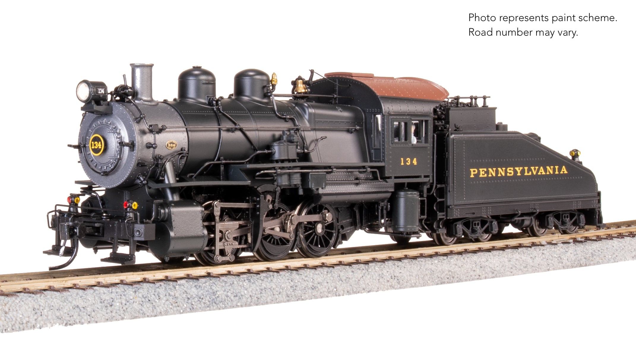 9180 PRR B6sb 0-6-0, #134, Post-War Appearance, 60S66A Tender, No-Sound/DCC-Ready, HO