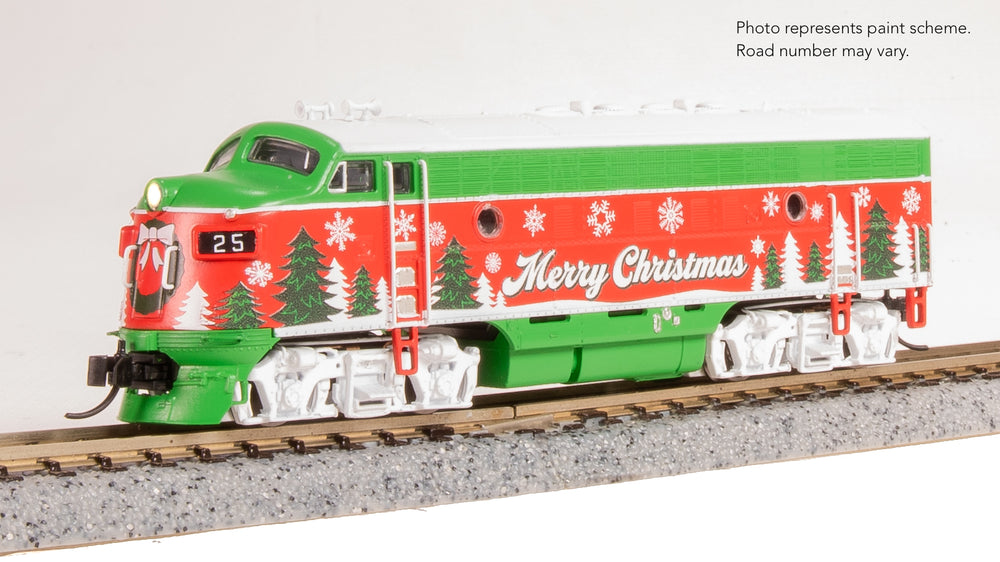 9213 EMD F3A, Christmas Engine #25, Paragon4 Sound/DC/DCC, N (Trainwor