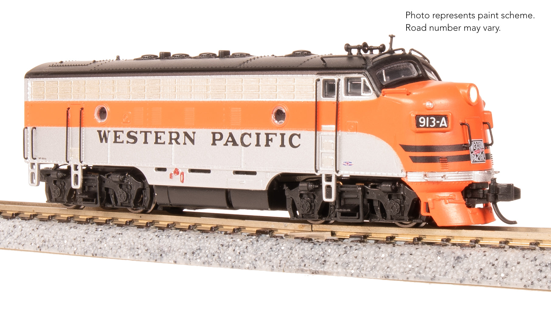 9285 EMD F7A, WP 913-A, Freight Scheme, No-Sound / DCC-Ready, N