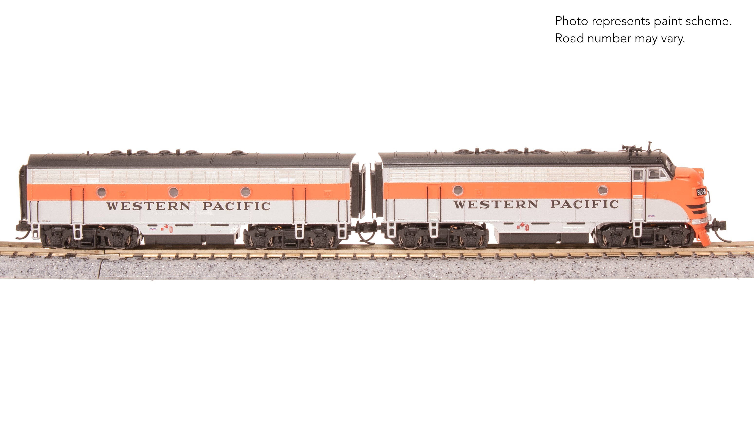 9285 EMD F7A, WP 913-A, Freight Scheme, No-Sound / DCC-Ready, N