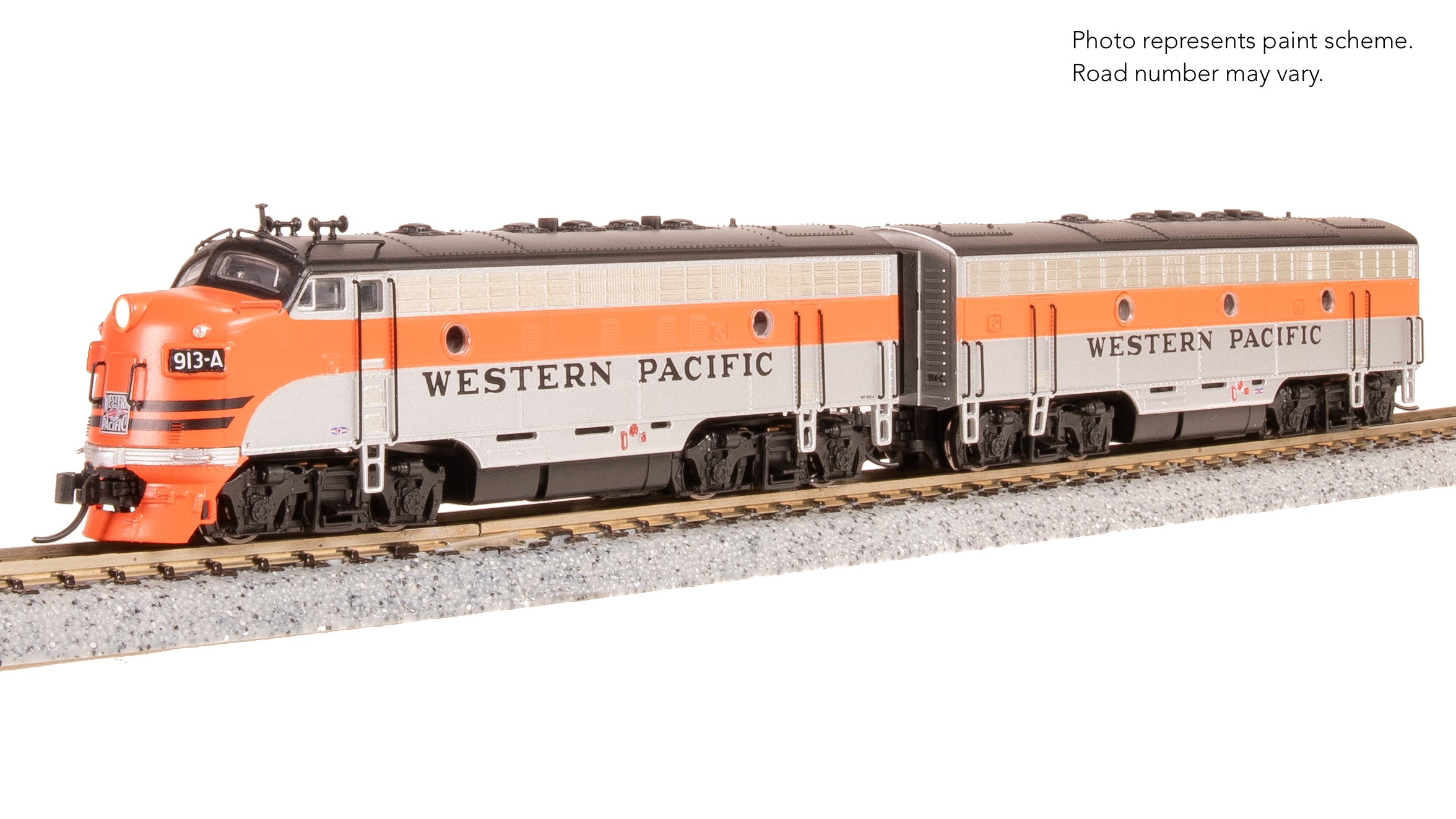 9285 EMD F7A, WP 913-A, Freight Scheme, No-Sound / DCC-Ready, N