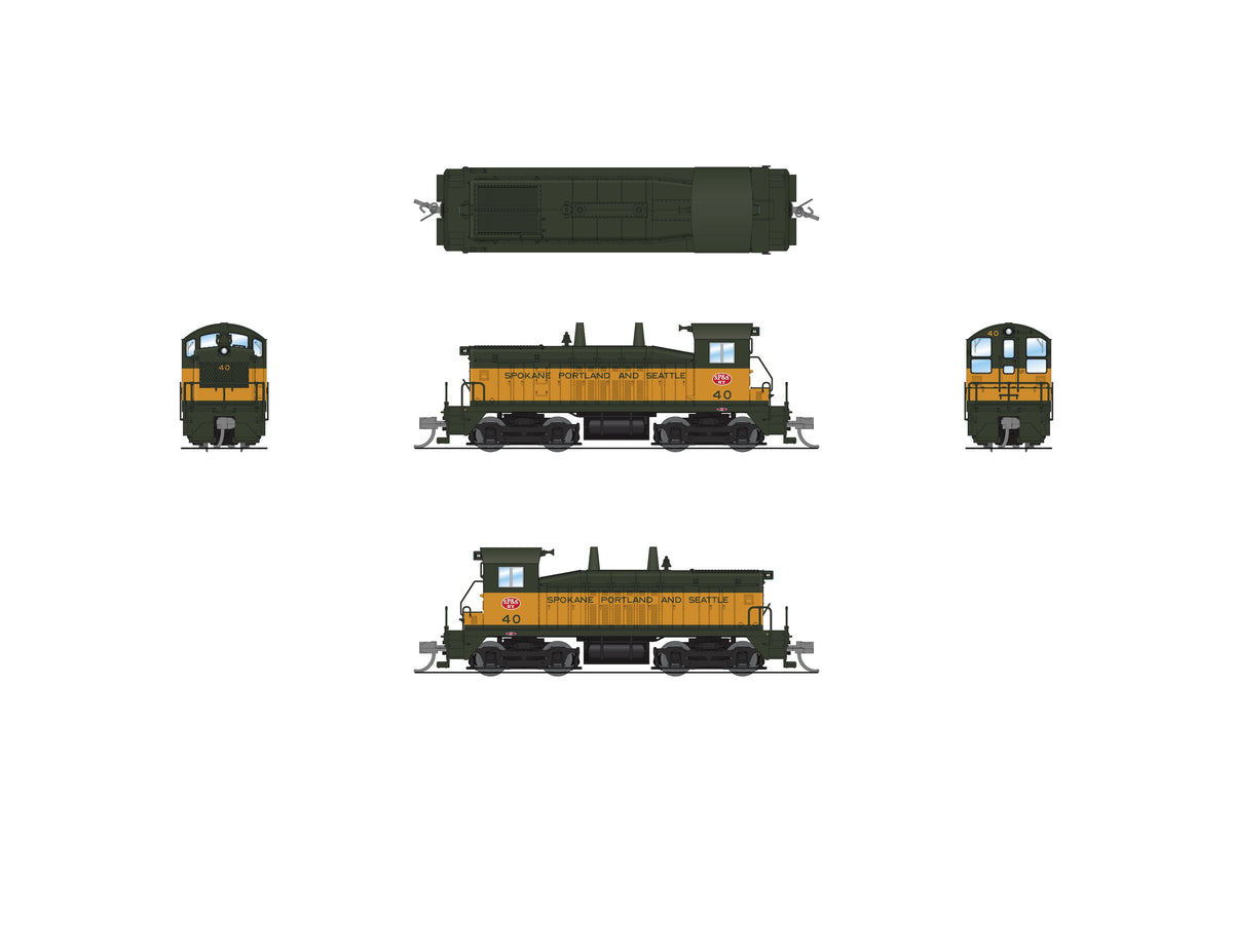 9316 EMD NW2 Switcher, SPS 40, Broadstripe Scheme, Paragon4 Sound/DC/D