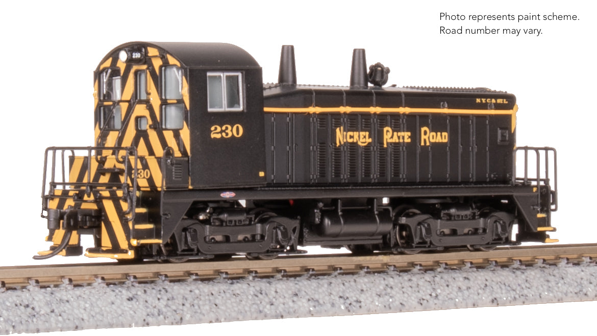 9384 EMD SW7 Switcher, NKP 230, Black & Yellow, No-Sound / DCC-Ready, N