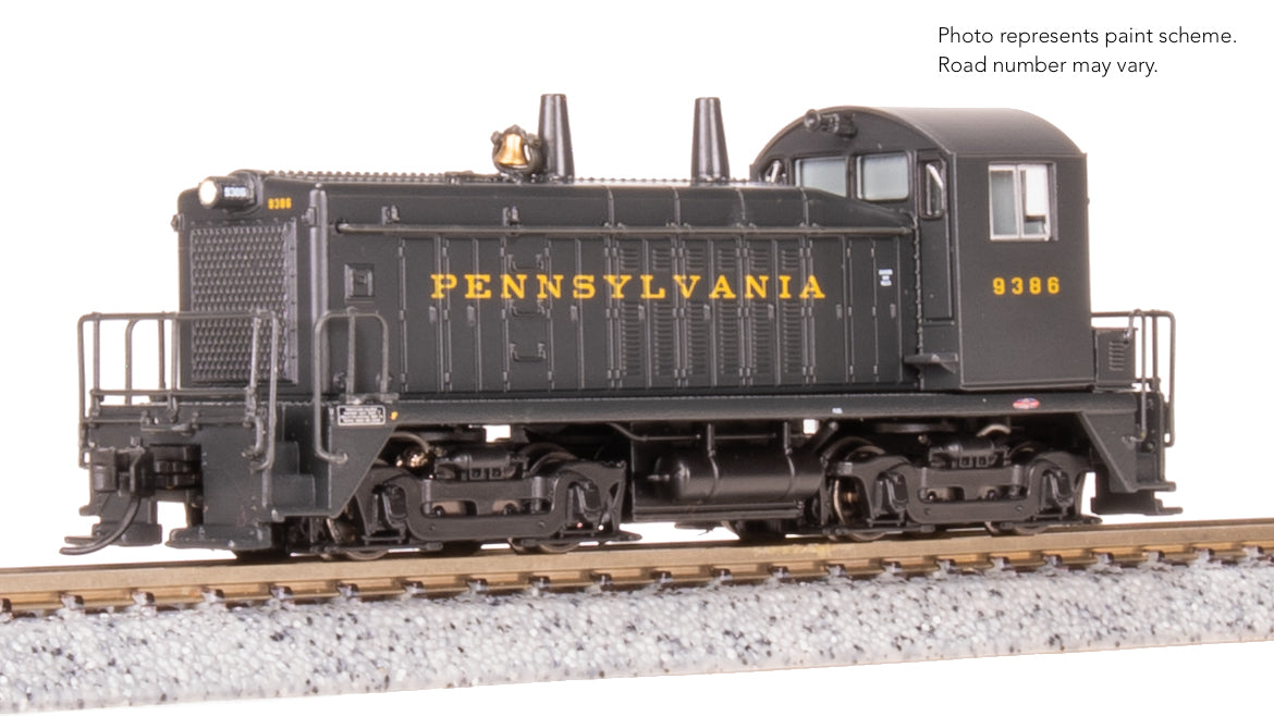 9386 EMD SW7 Switcher, PRR 9386, DGLE, No-Sound / DCC-Ready, N