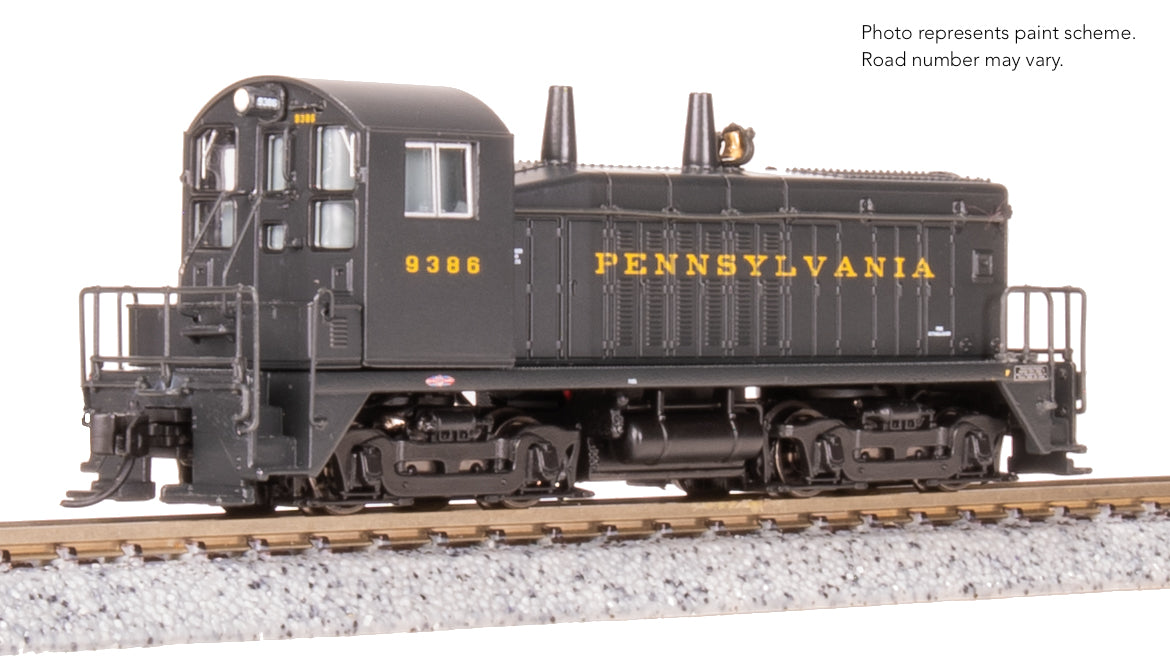 9386 EMD SW7 Switcher, PRR 9386, DGLE, No-Sound / DCC-Ready, N