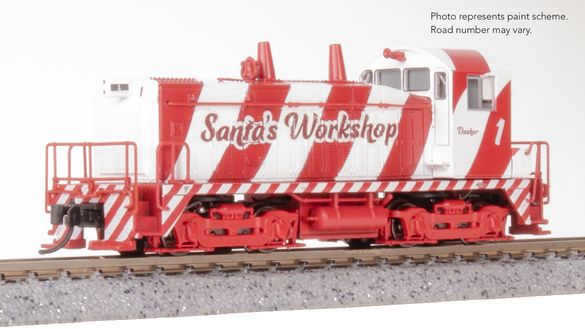 9394 EMD SW7 Switcher, Santa's Workshop #1, No-Sound / DCC-Ready, N