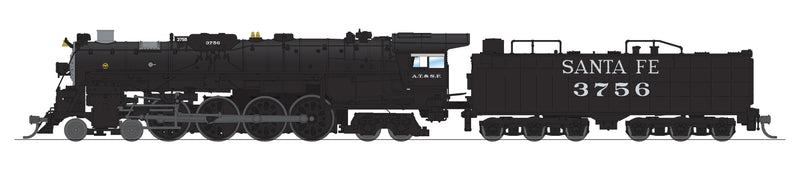 9401 ATSF 4-8-4, #3756, In Service, Paragon4 Sound/DC/DCC, N, w/ Smoke