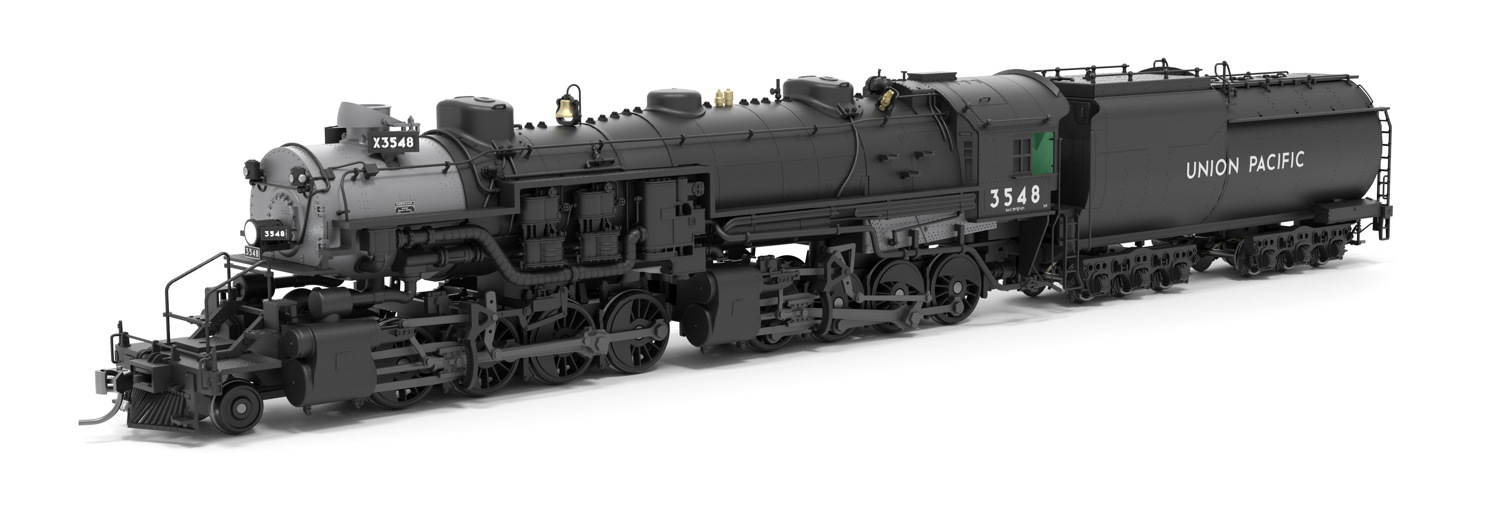 9421 Union Pacific 2-8-8-0 "Bullmoose", SA-C-6, #3551, Pre-1944 Appearance w/ 4-BL FWH, Paragon4 Sound/DC/DCC, Smoke, HO