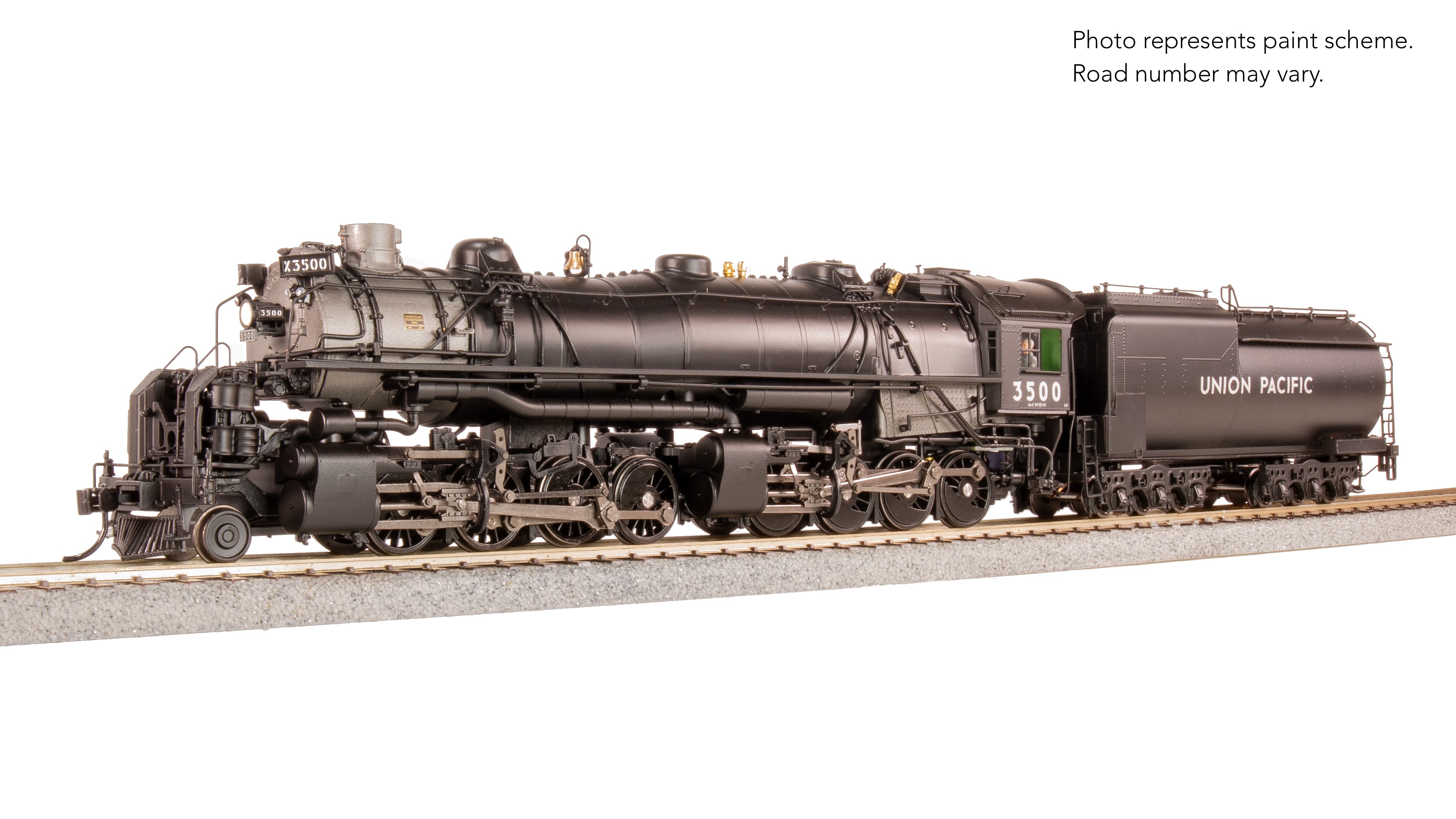 9423 Union Pacific 2-8-8-0 "Bullmoose", SA-C-2, #3500, Post-1944 Appearance w/ 5SA FWH, Paragon4 Sound/DC/DCC, Smoke, HO