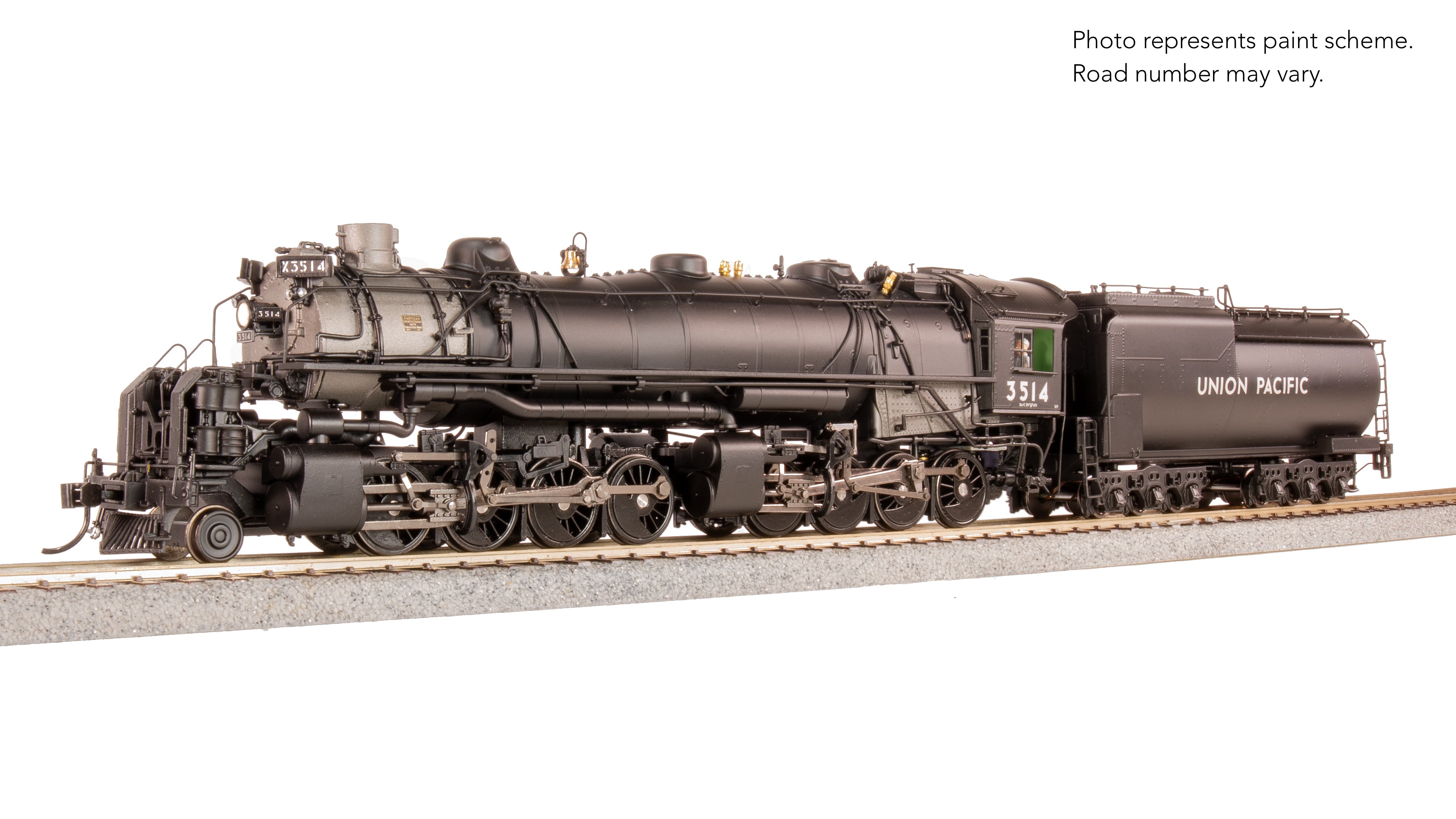 9425 Union Pacific 2-8-8-0 "Bullmoose", SA-C-2, #3514, Post-1944 Appearance w/ 5SA FWH, Paragon4 Sound/DC/DCC, Smoke, HO